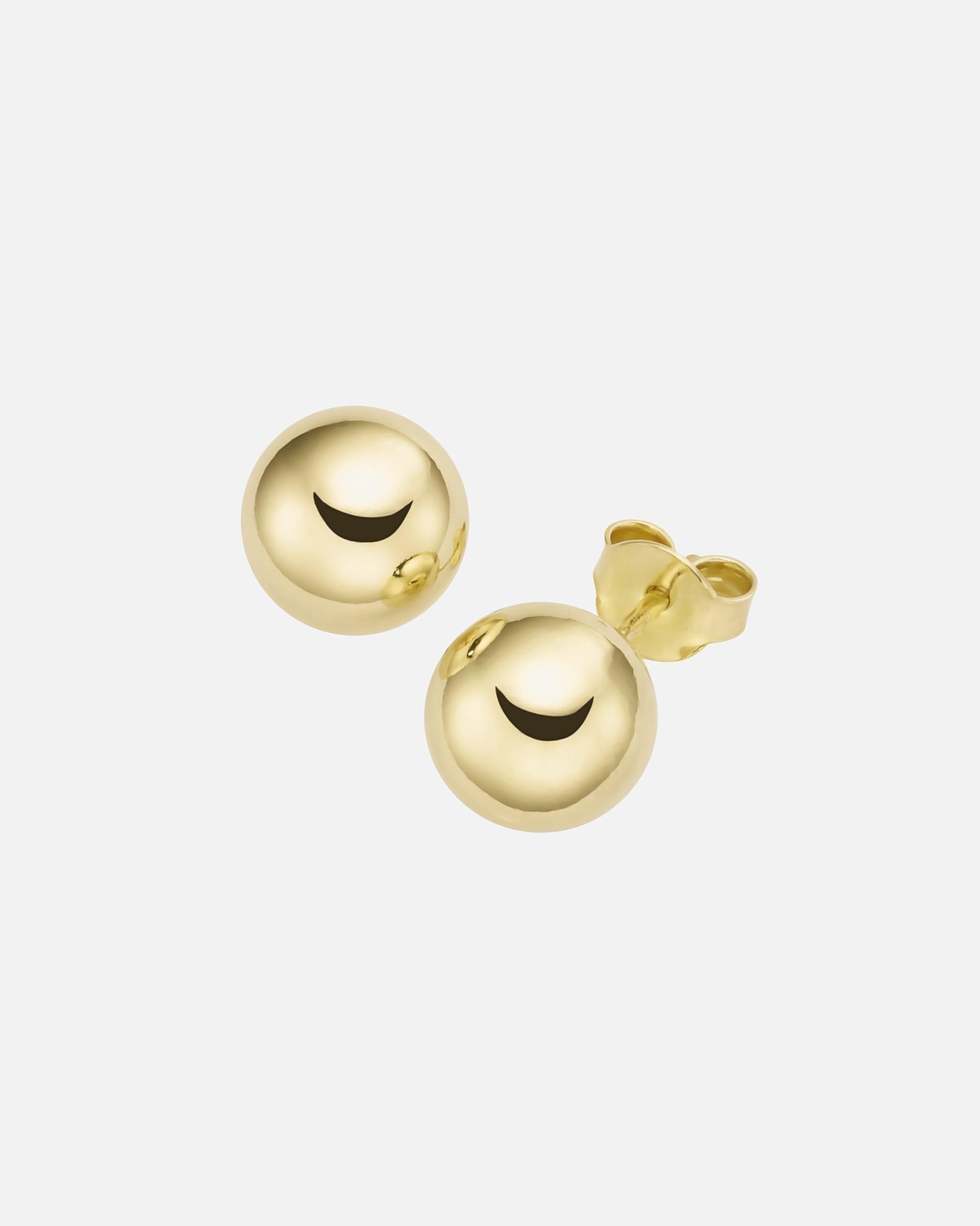 Ohrringe für Unisex Ohrstecker Kugeln, Silber 925 1 cm