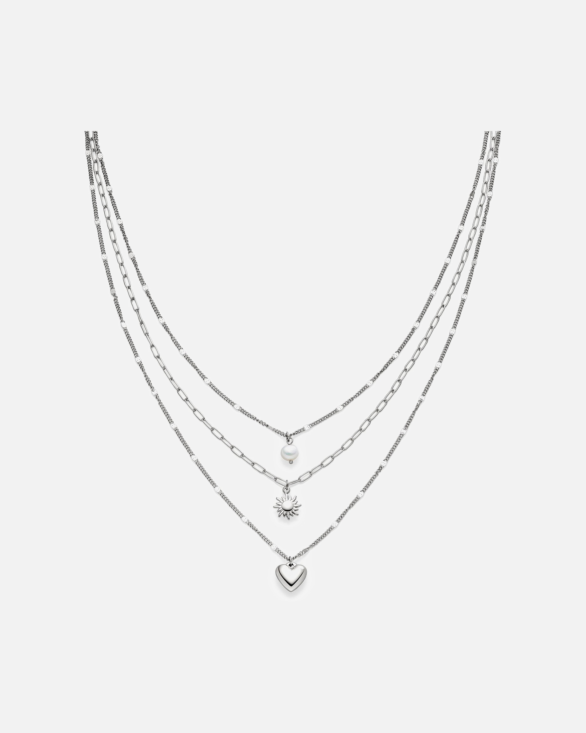 Kette für Weiblich s.Oliver Kette Edelstahl silber