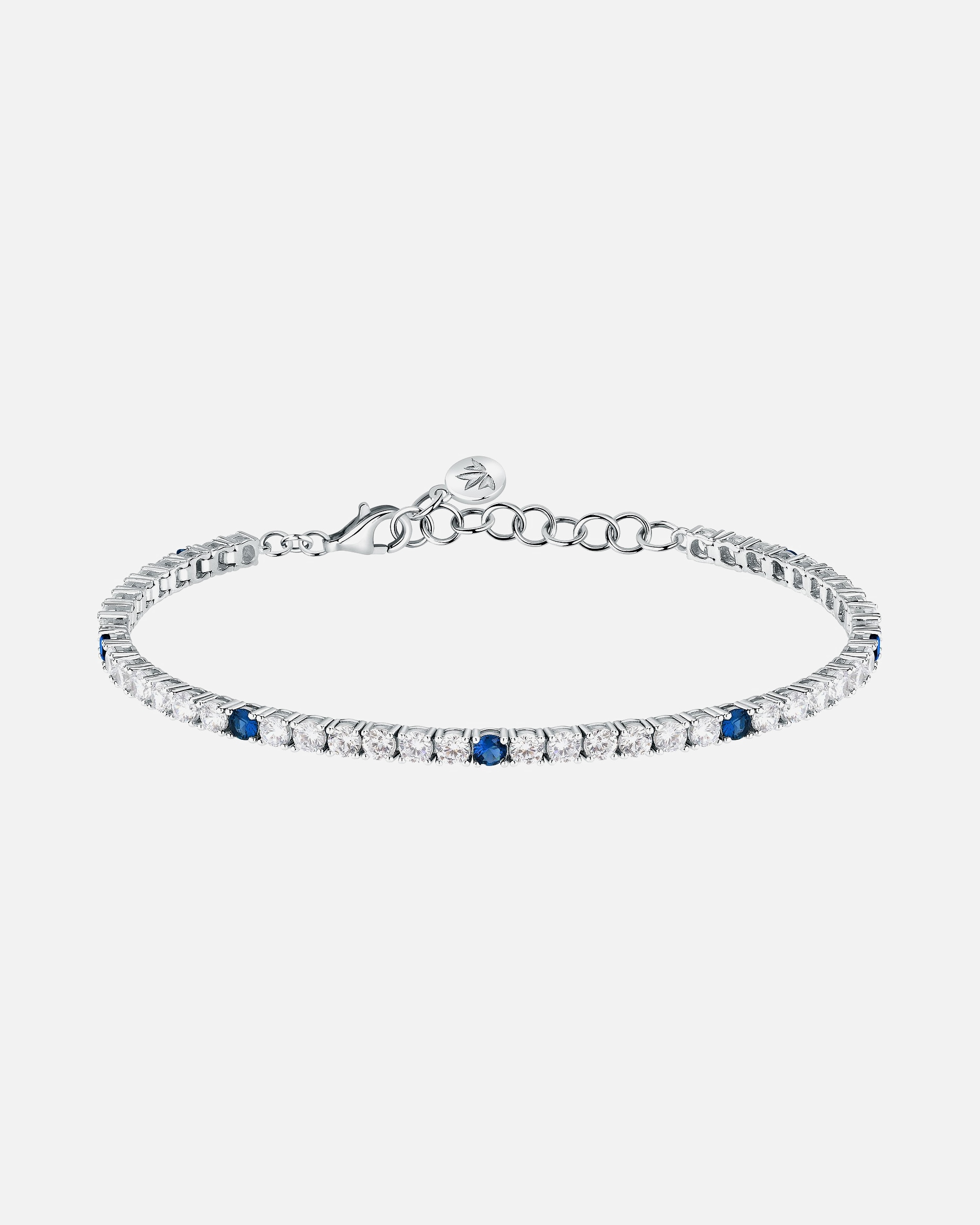 Armband für Weiblich Morellato Default Brand Line Armband 925er Silber, recycelt blau, silber