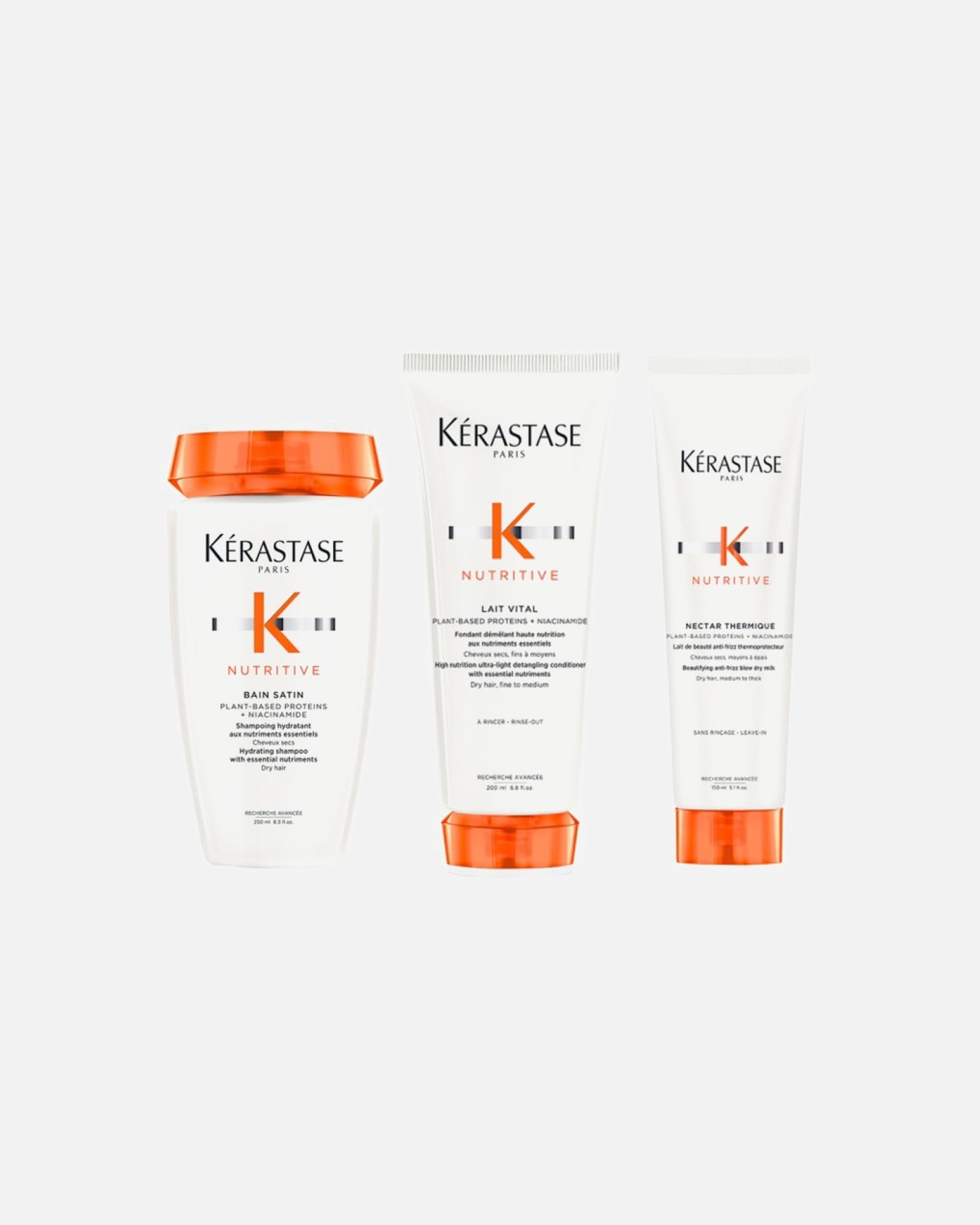 Haarpflegeset für Weiblich Kérastase Nutritive 3er Set (Bain / Fondant / Nectar Thermique) 1 Stück