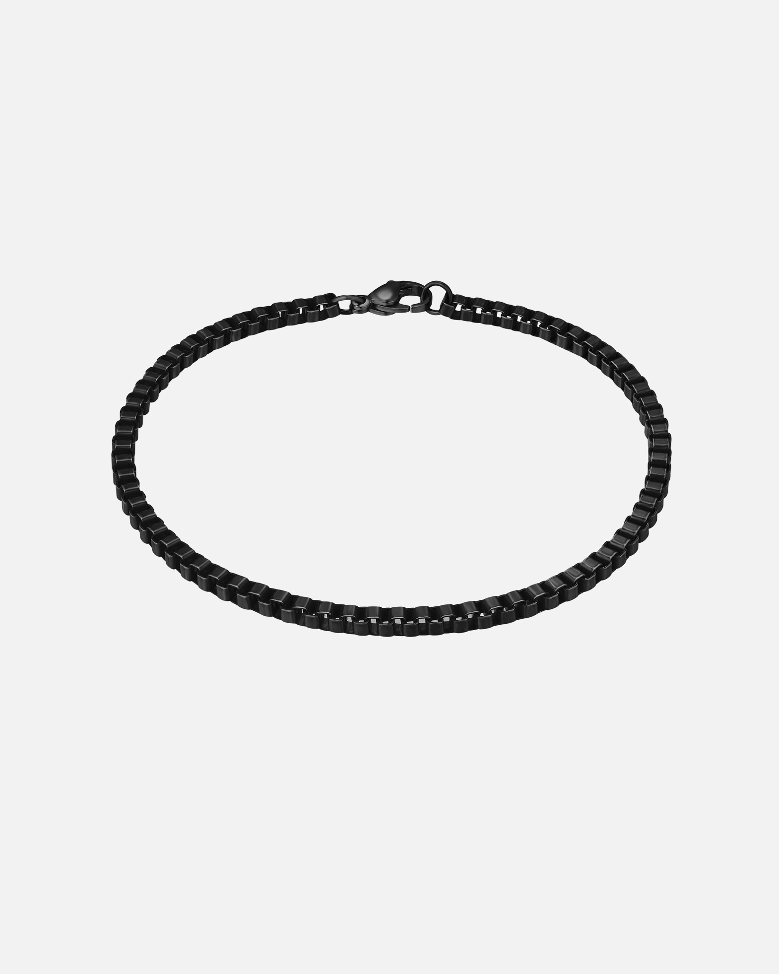Armband für Männlich True Rebels Armband aus Edelstahl in Schwarz 1 Stück