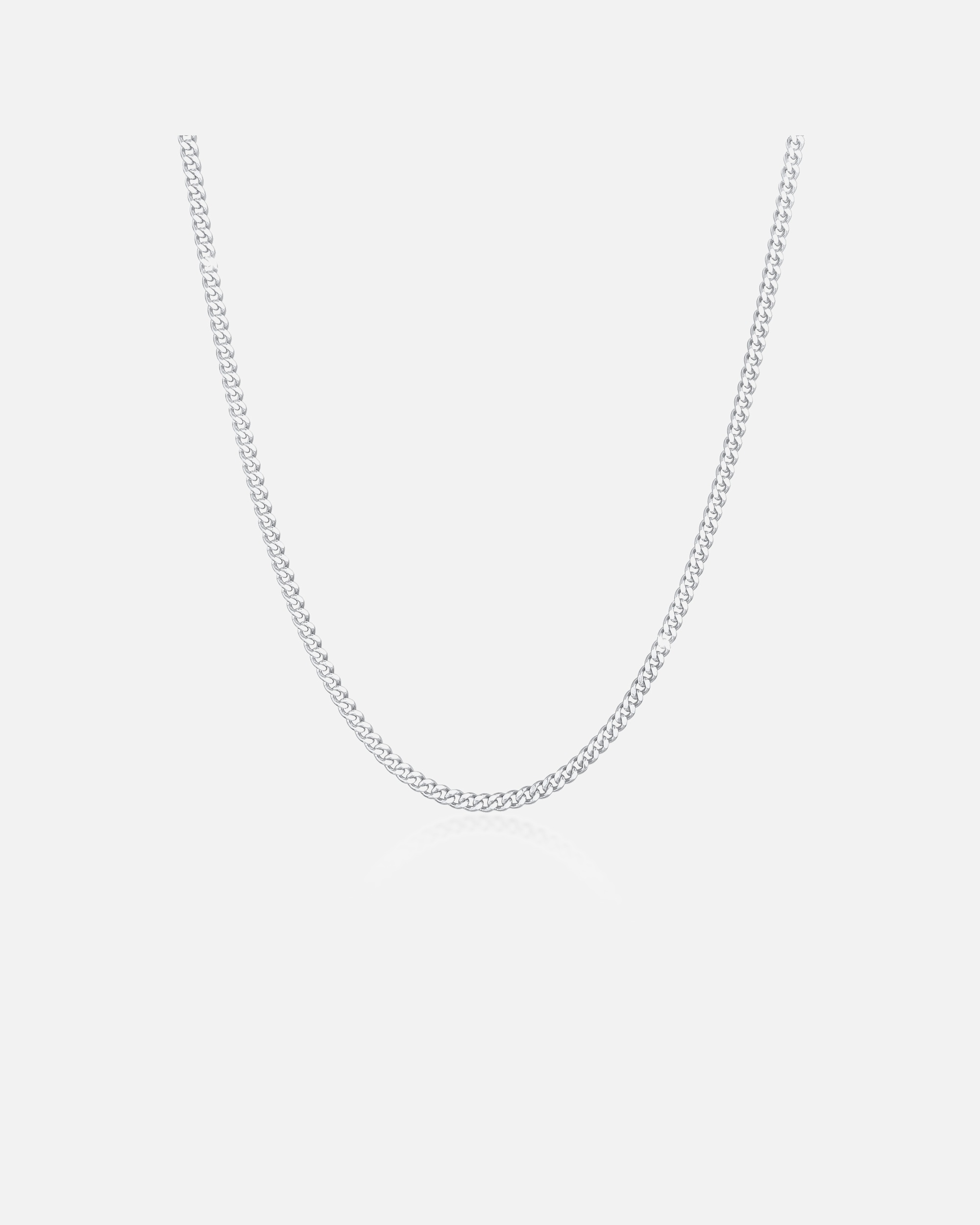 Halskette für Männlich KUZZOI Basic Männer Panzerkette Massiv Robust 925 Silber 1 Stück