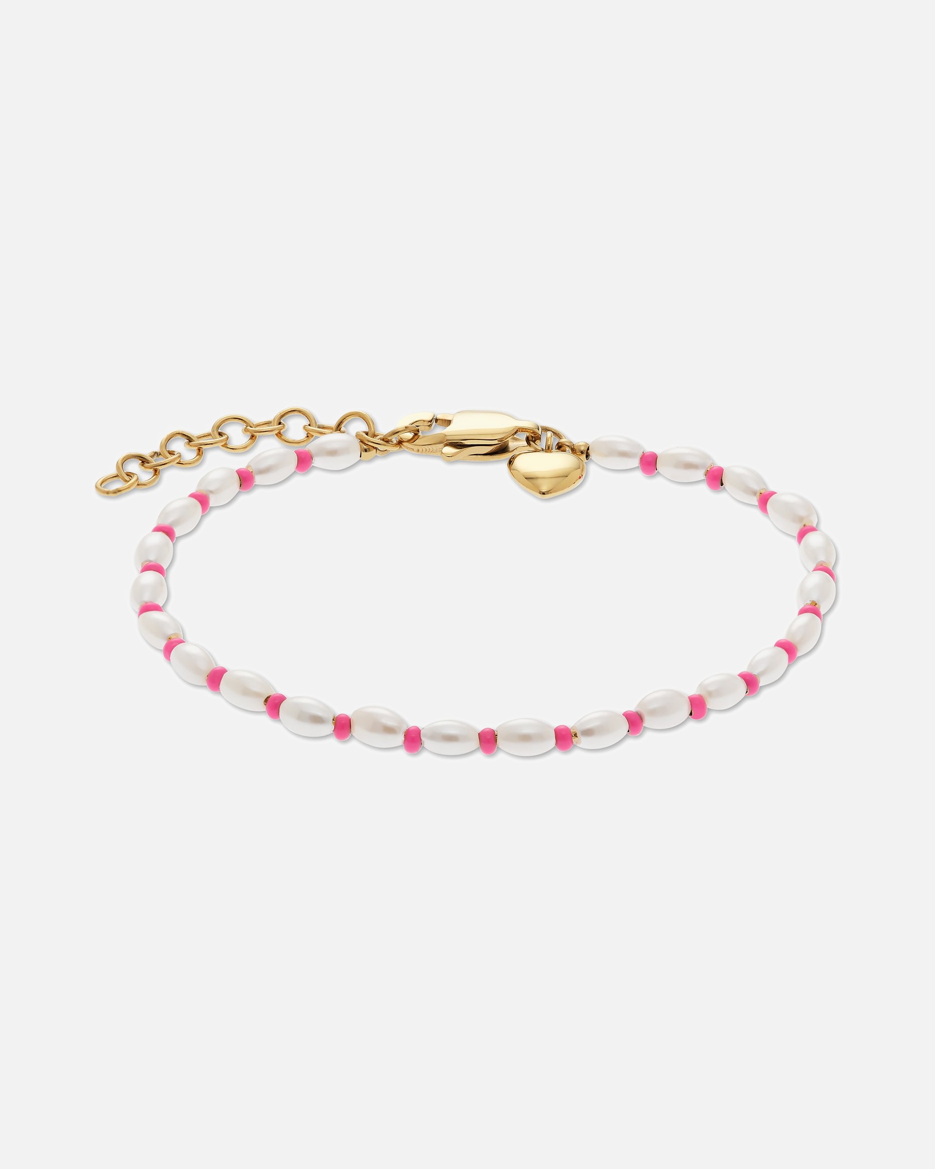 Armband für Weiblich Guido Maria Kretschmer Armband Edelstahl, Perle gold, rosa