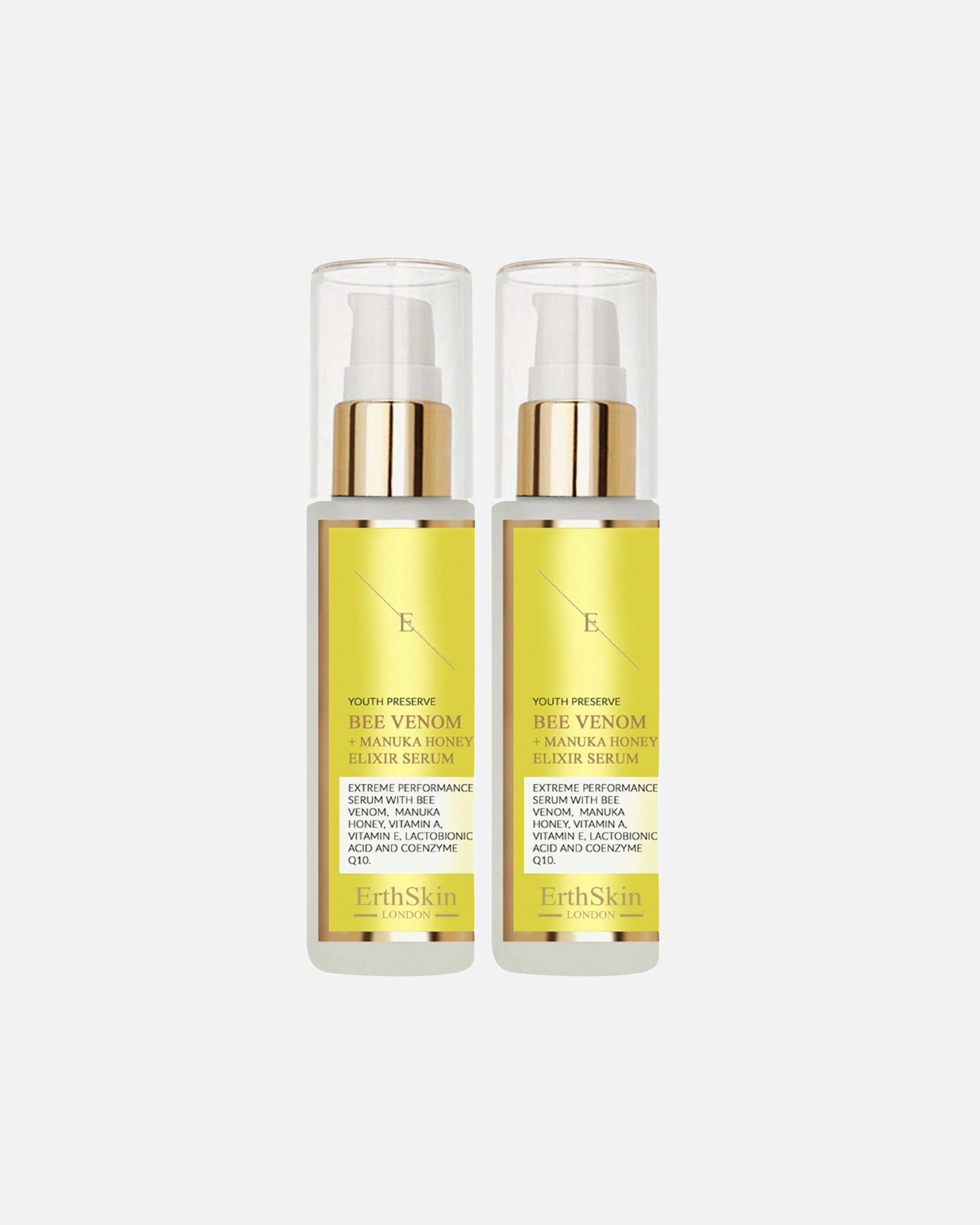 Feuchtigkeitsserum für Weiblich ErthSkin London Bee Venom Elixier Duo 1 Stück