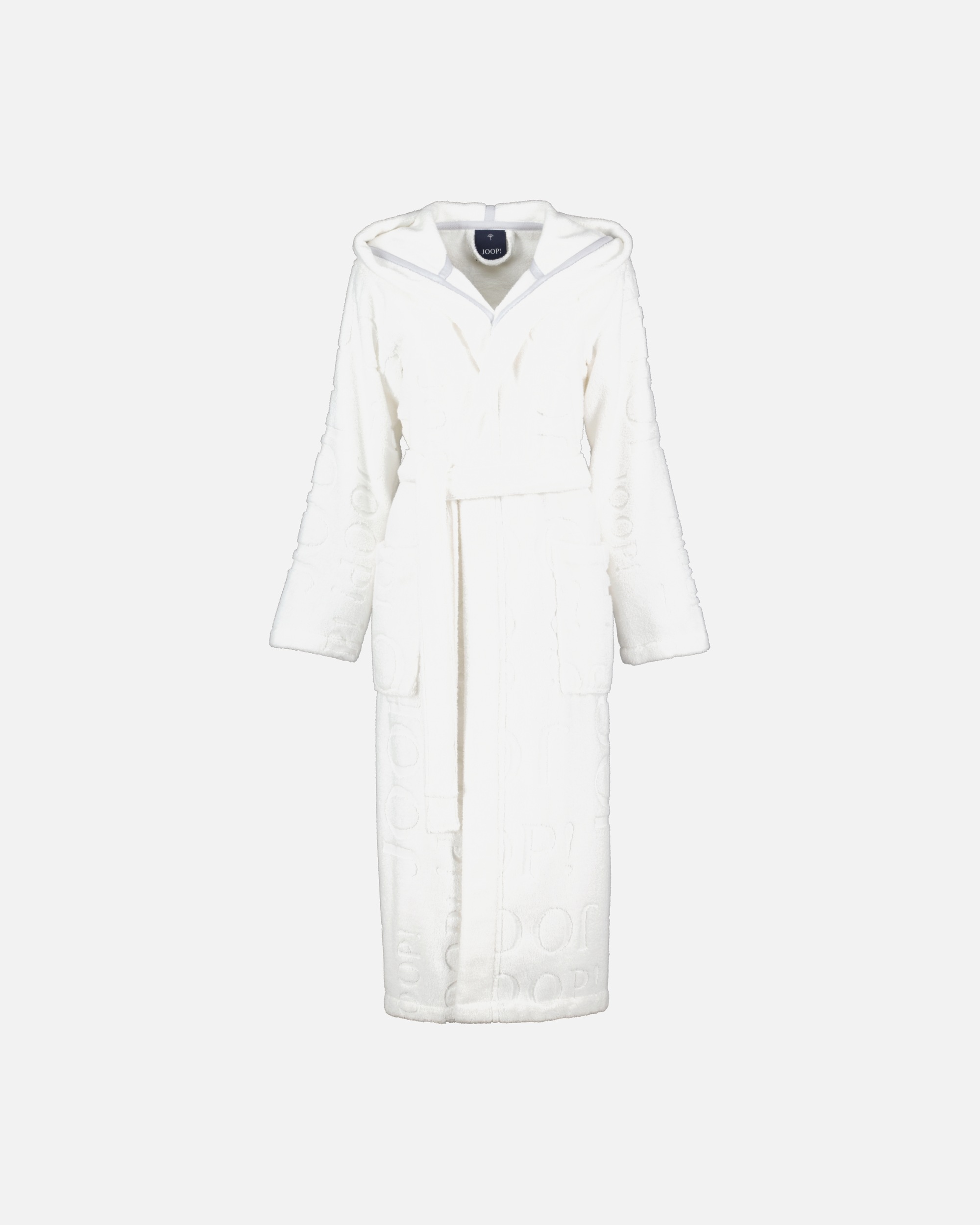 Bademantel für Unisex JOOP! JOOP! Bademäntel Damen Kapuze 1663 weiß - 600 1 Stück