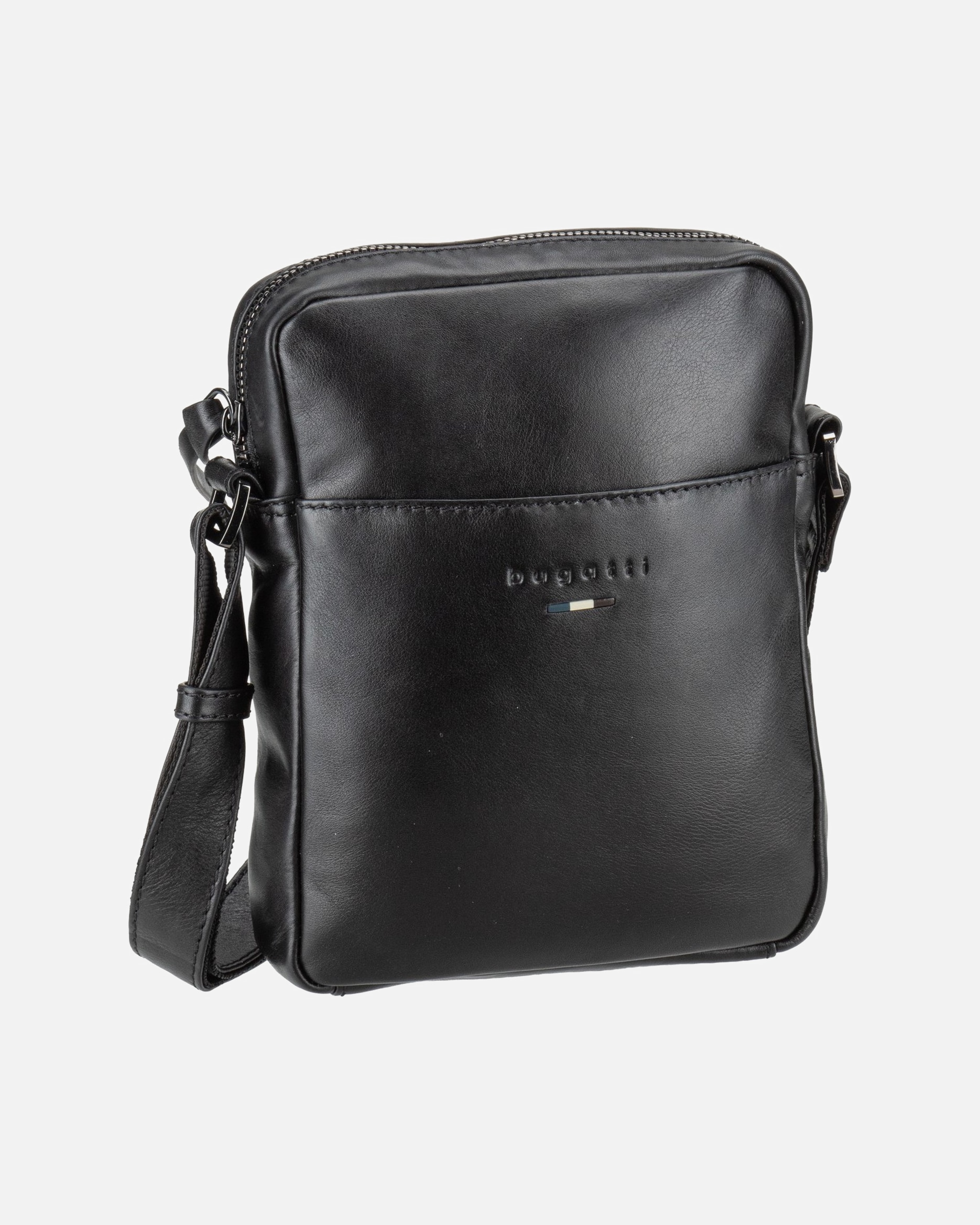 Umhängetasche für Männlich Bugatti Umhängetasche Romeo Shoulder Bag Small schwarz