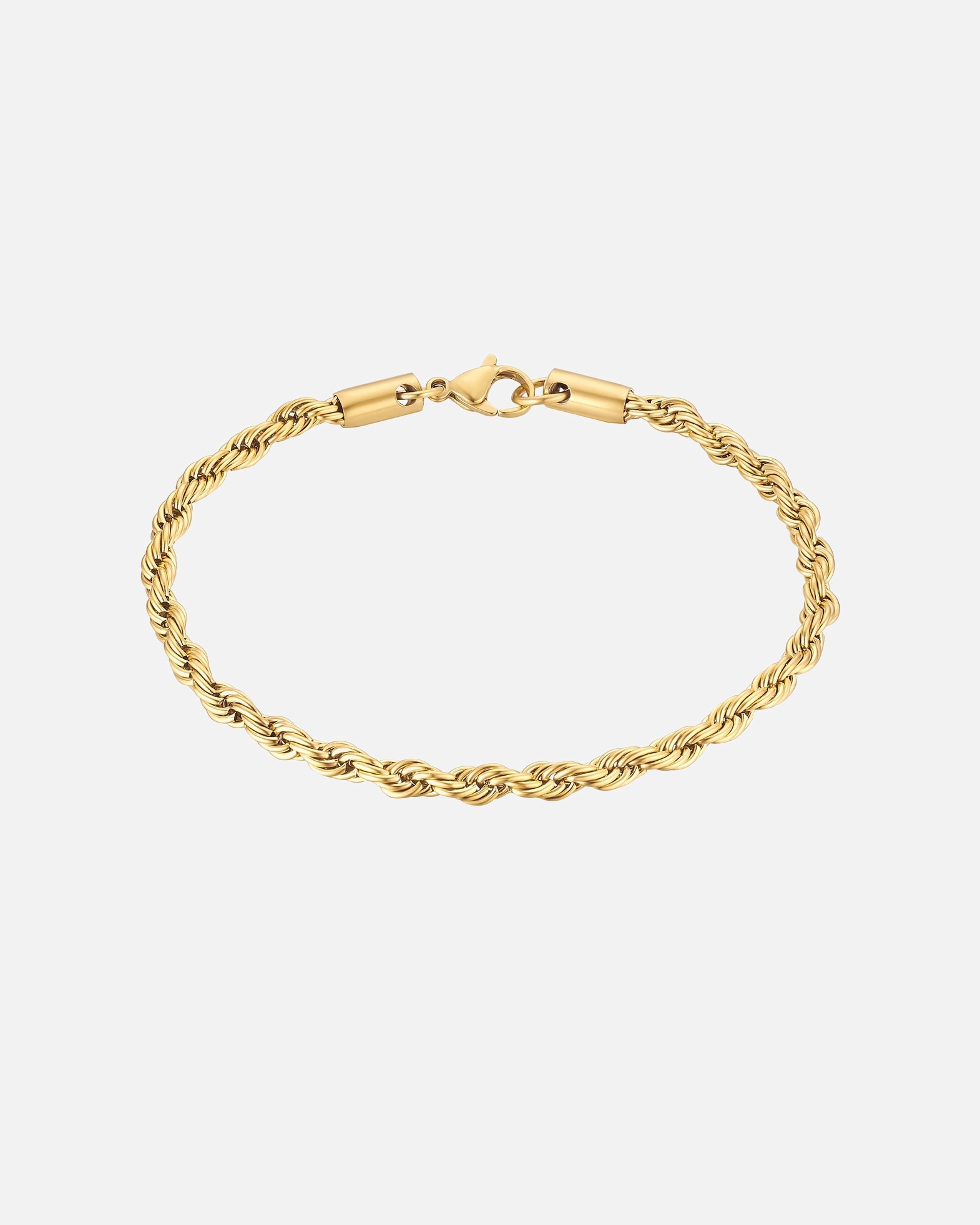 Armband für Männlich True Rebels Armband aus Edelstahl in gelbgold 17 cm