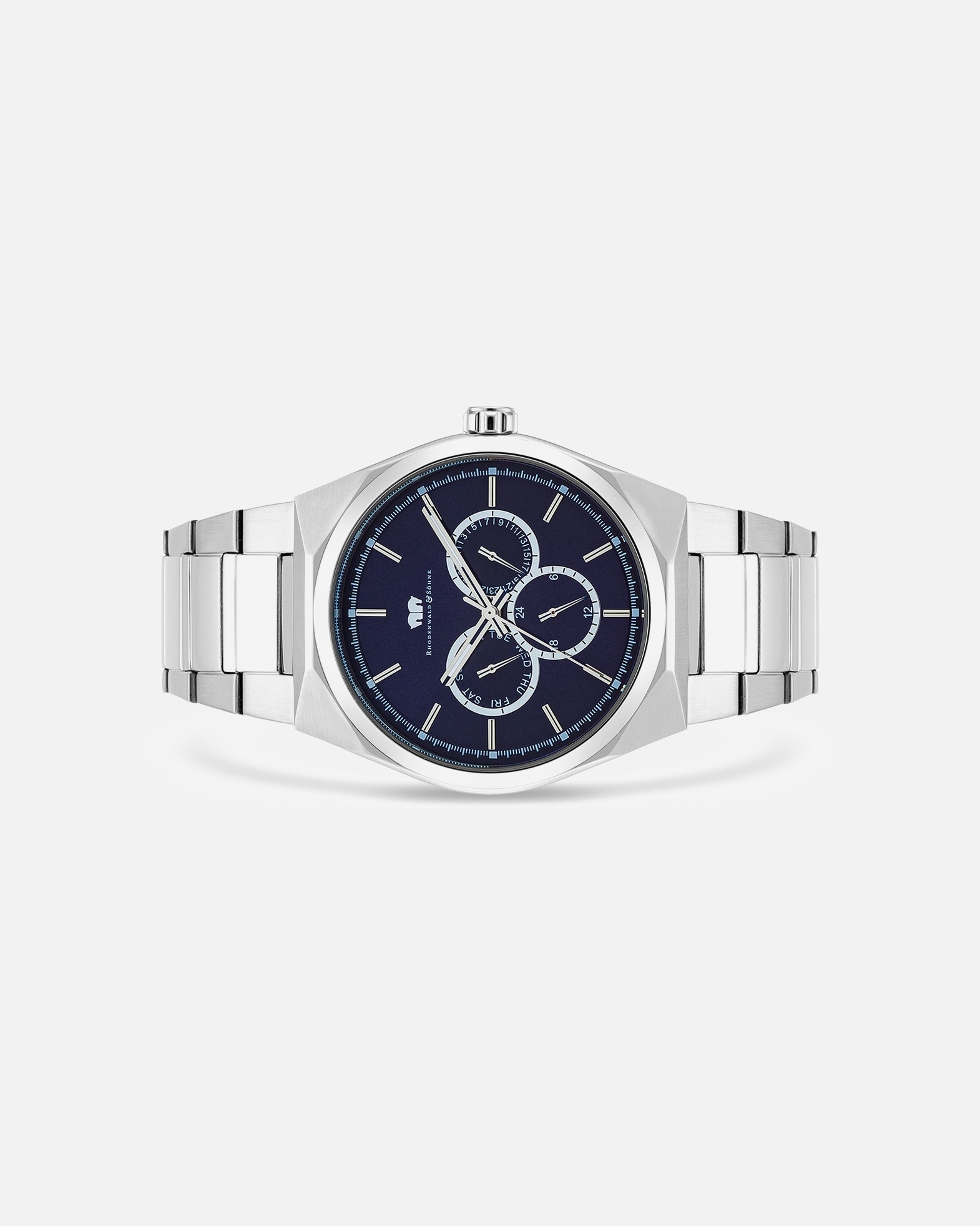 Uhr für Männlich Rhodenwald & Söhne Armband-Uhr Cooledge aus Edelstahl in silber 1 Stück