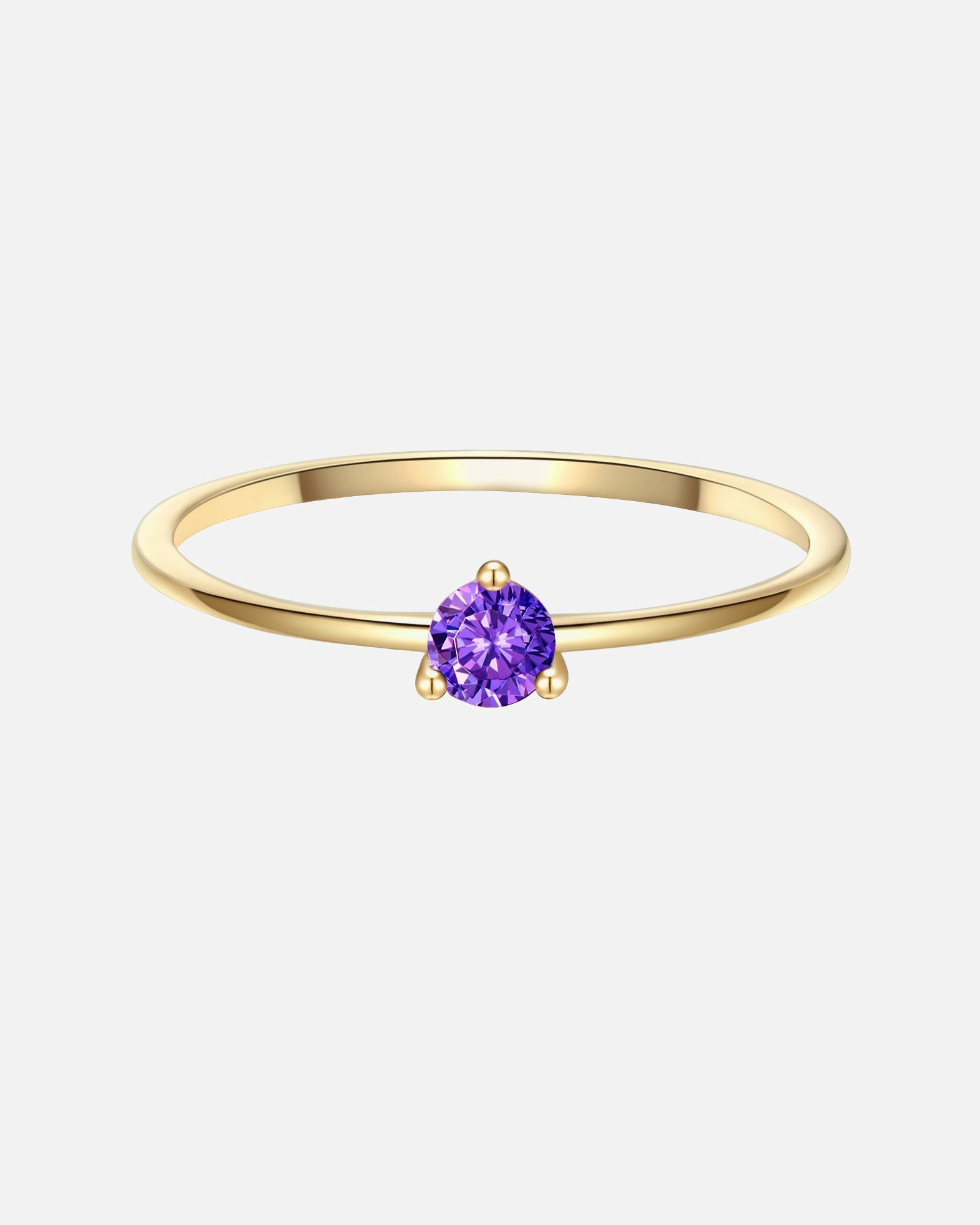 Ring für Weiblich Glanzstücke München Ring Sterling Silber Zirkonia in Gelbgold 48