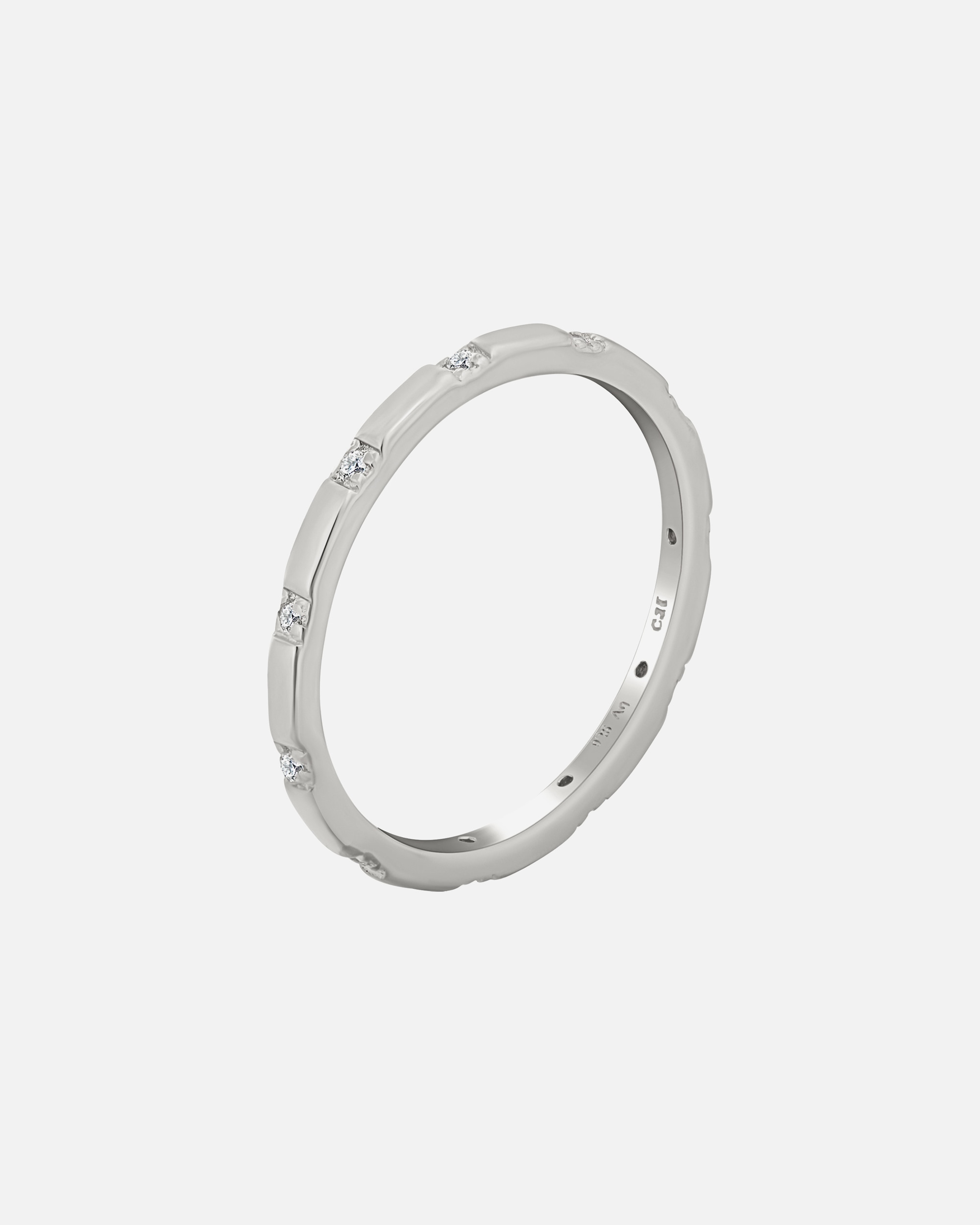 Ring für Weiblich caï Ring 925/- Sterling Silber Zirkonia 048 (15,3)