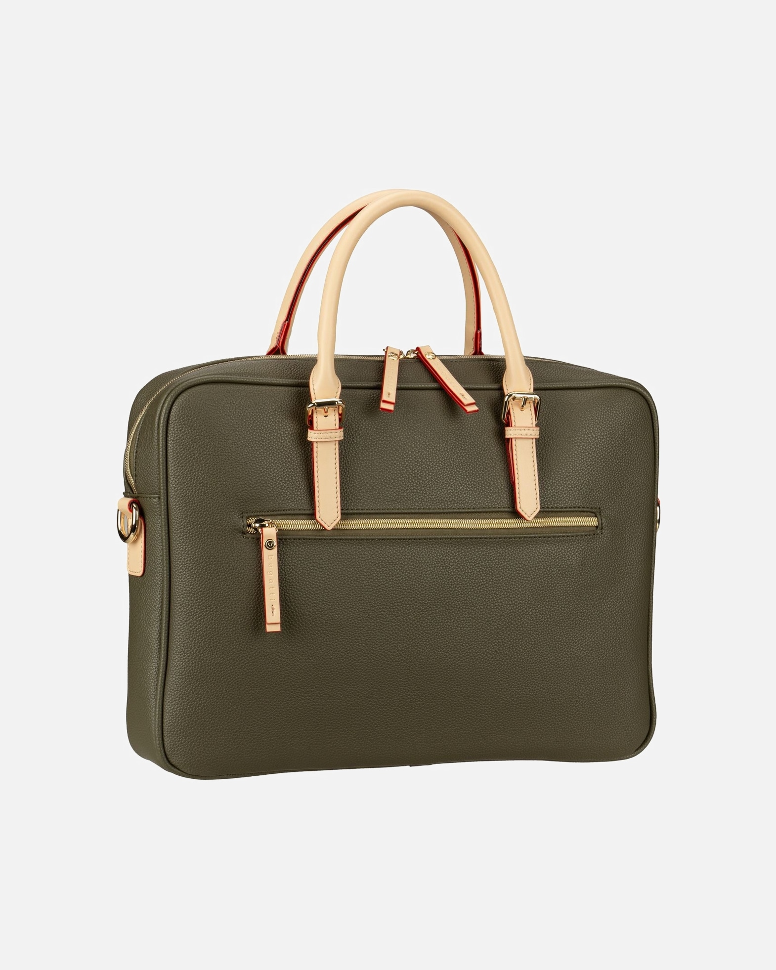 Laptoptasche für Weiblich Bugatti Aktentasche Ella Briefcase Olive