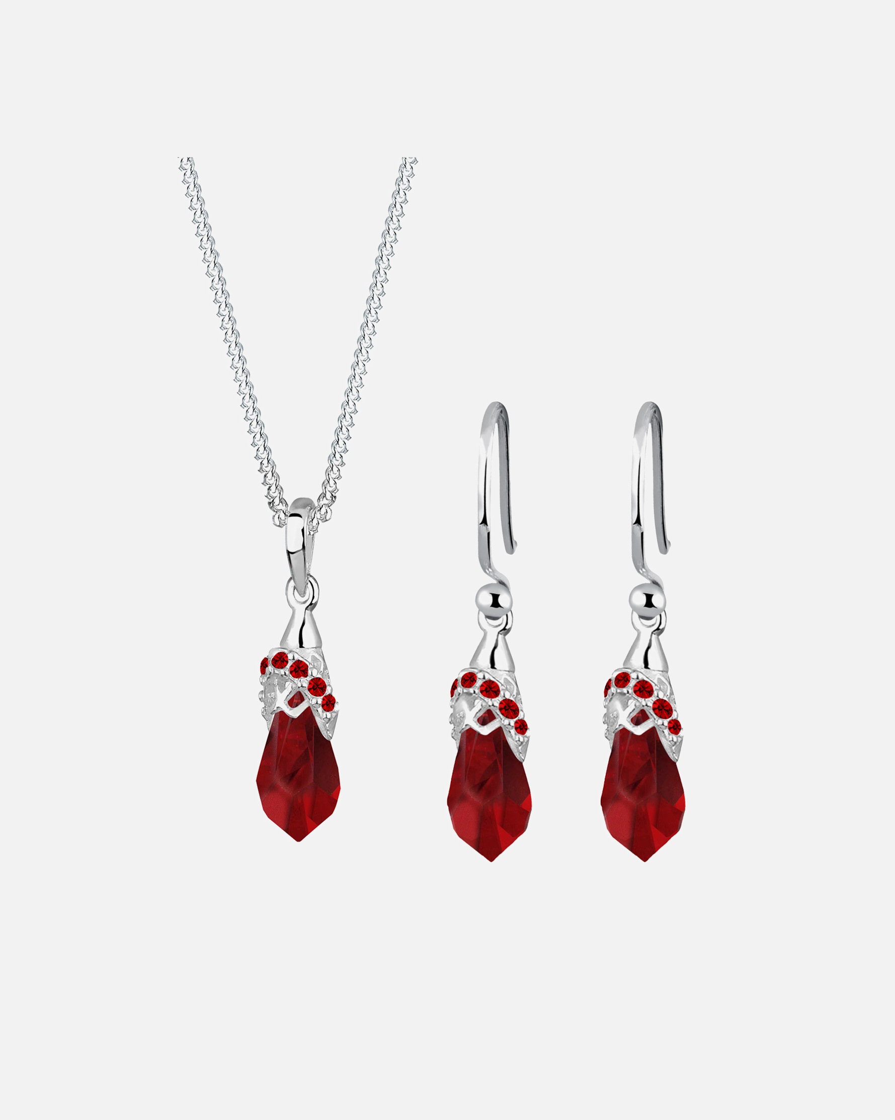 Schmuckset für Weiblich Elli Set Tropfen, mit Kristallen von Swarovski® 1 Stück