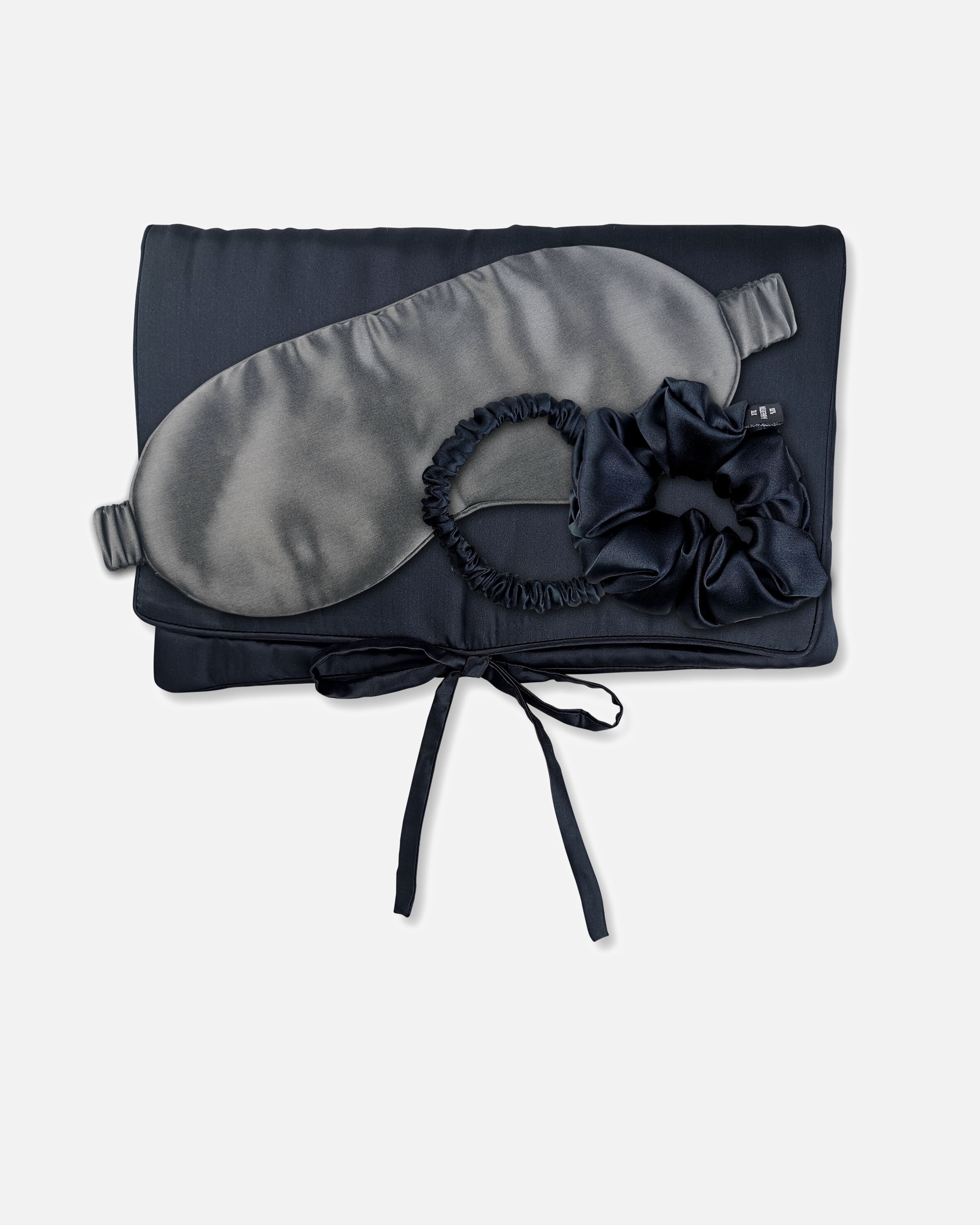 Haarreif für Weiblich Ailoria TRAVEL SET Tasche, Schlafmaske, Scrunchie S & Scrunchie M schwarz