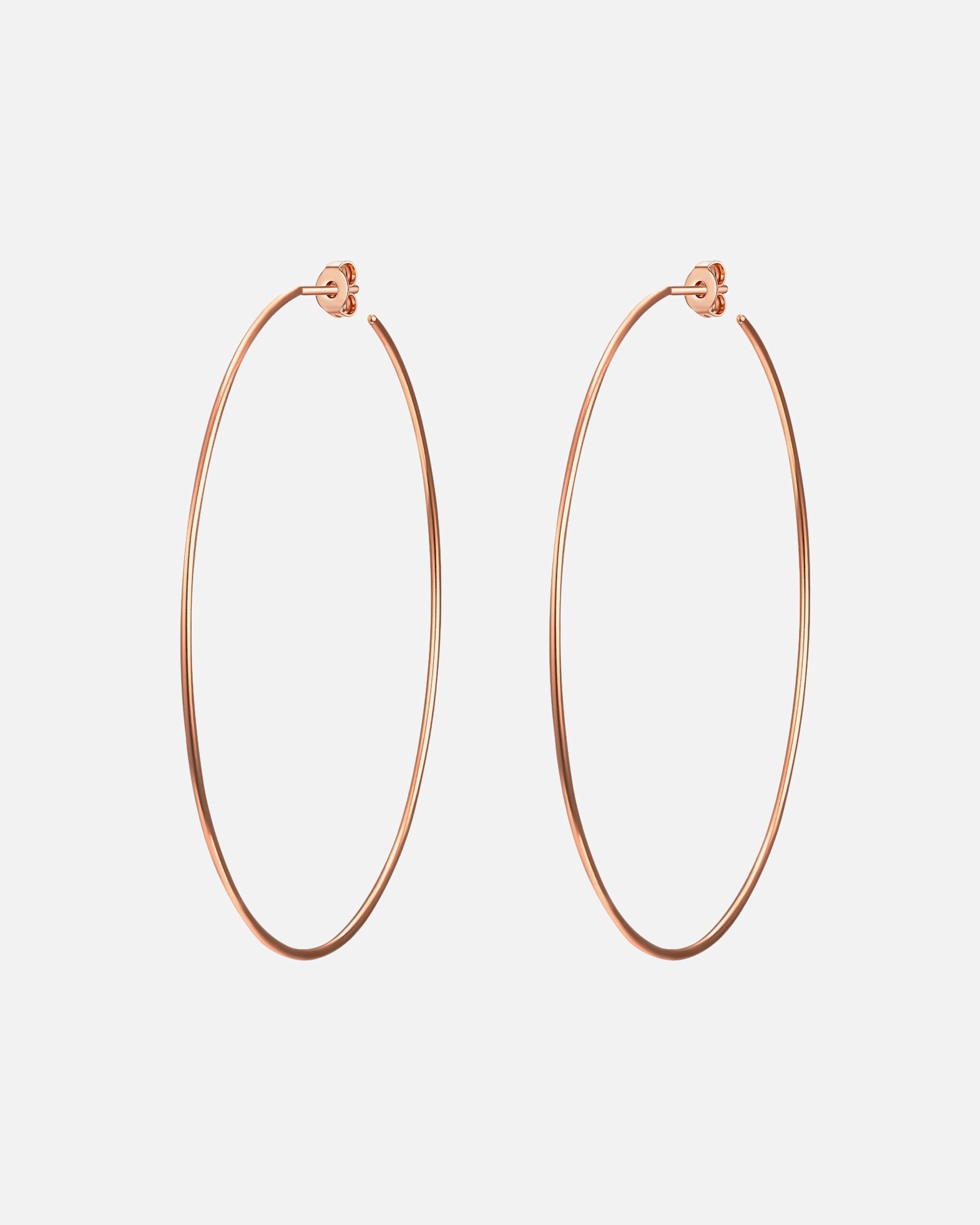 Creolen für Weiblich Glanzstücke München Creolen aus Sterling Silber in roségold 1 Stück