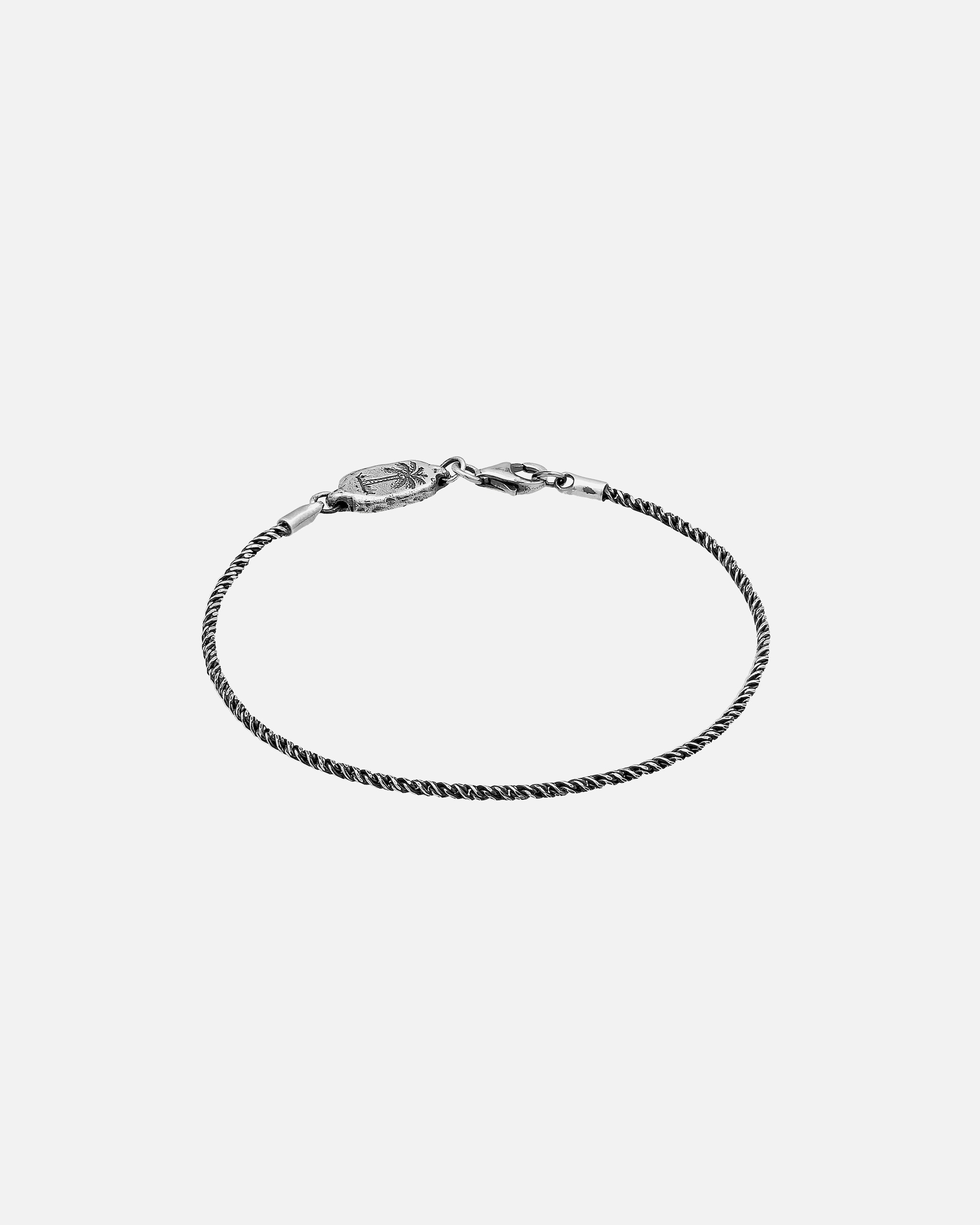 Armband für Männlich Haze & Glory Default Brand Line Herren Kordelkette - Paradise 925 Silber oxidiert 18