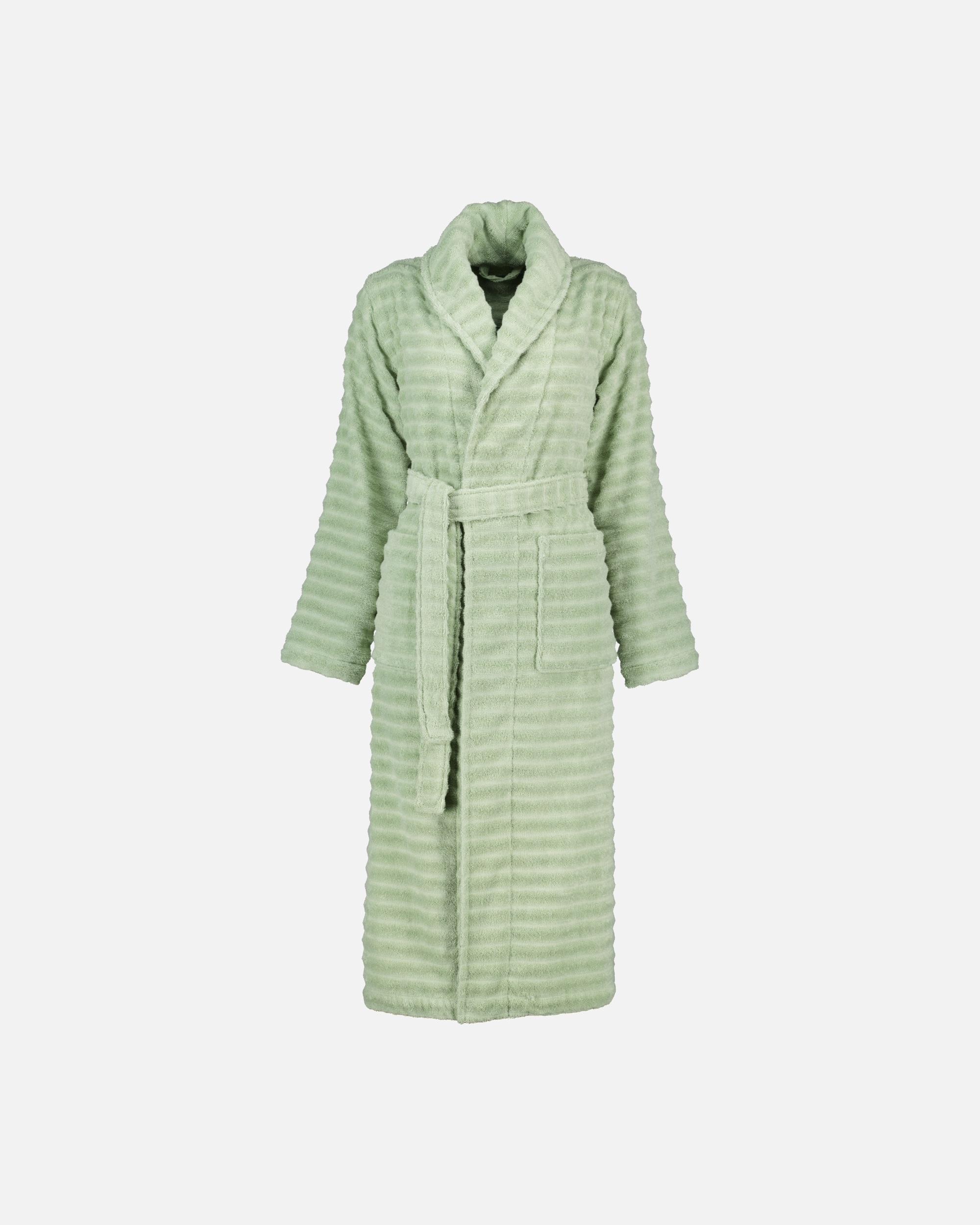 Bademantel für Unisex Vossen Vossen Bademäntel Damen Schalkragen Coco eucalyptus - 5285 S