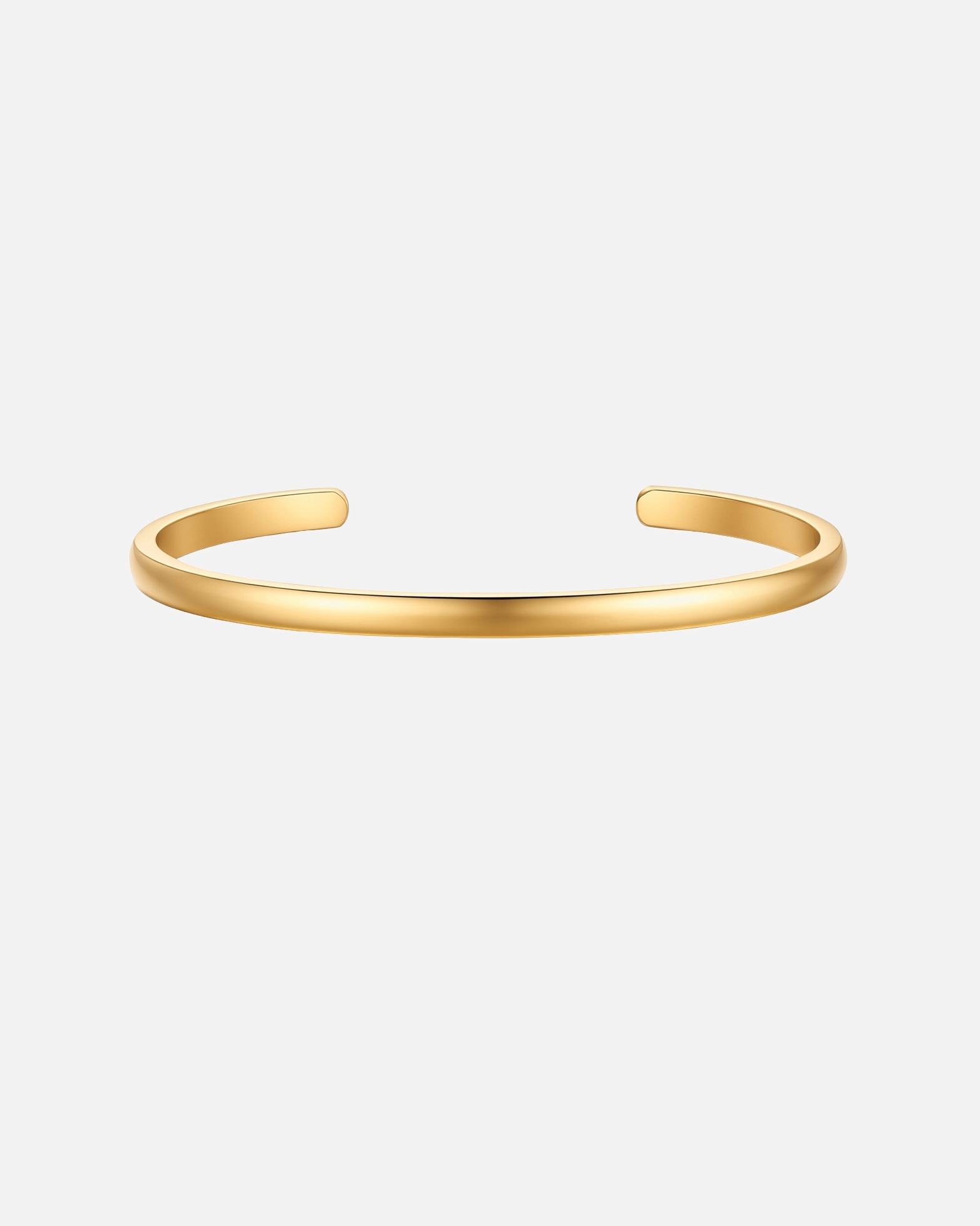 Armreif für Weiblich Glanzstücke München Armreif aus Edelstahl in Gelbgold 17,0 cm, flexibel einstellbar
