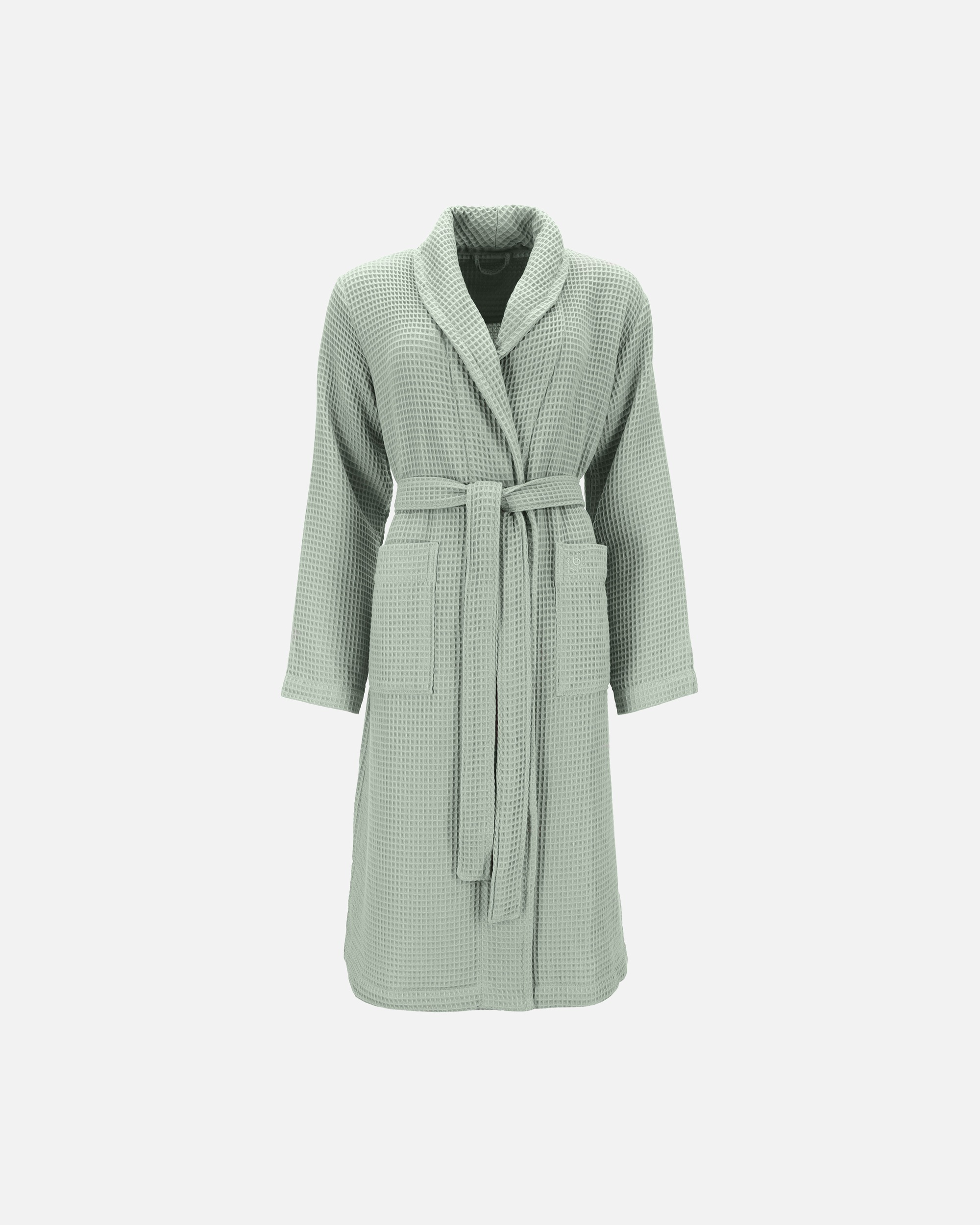 Bademantel für Unisex Bugatti Bugatti Bademäntel Damen Schalkragen Lorrella soft green - 5305 XS