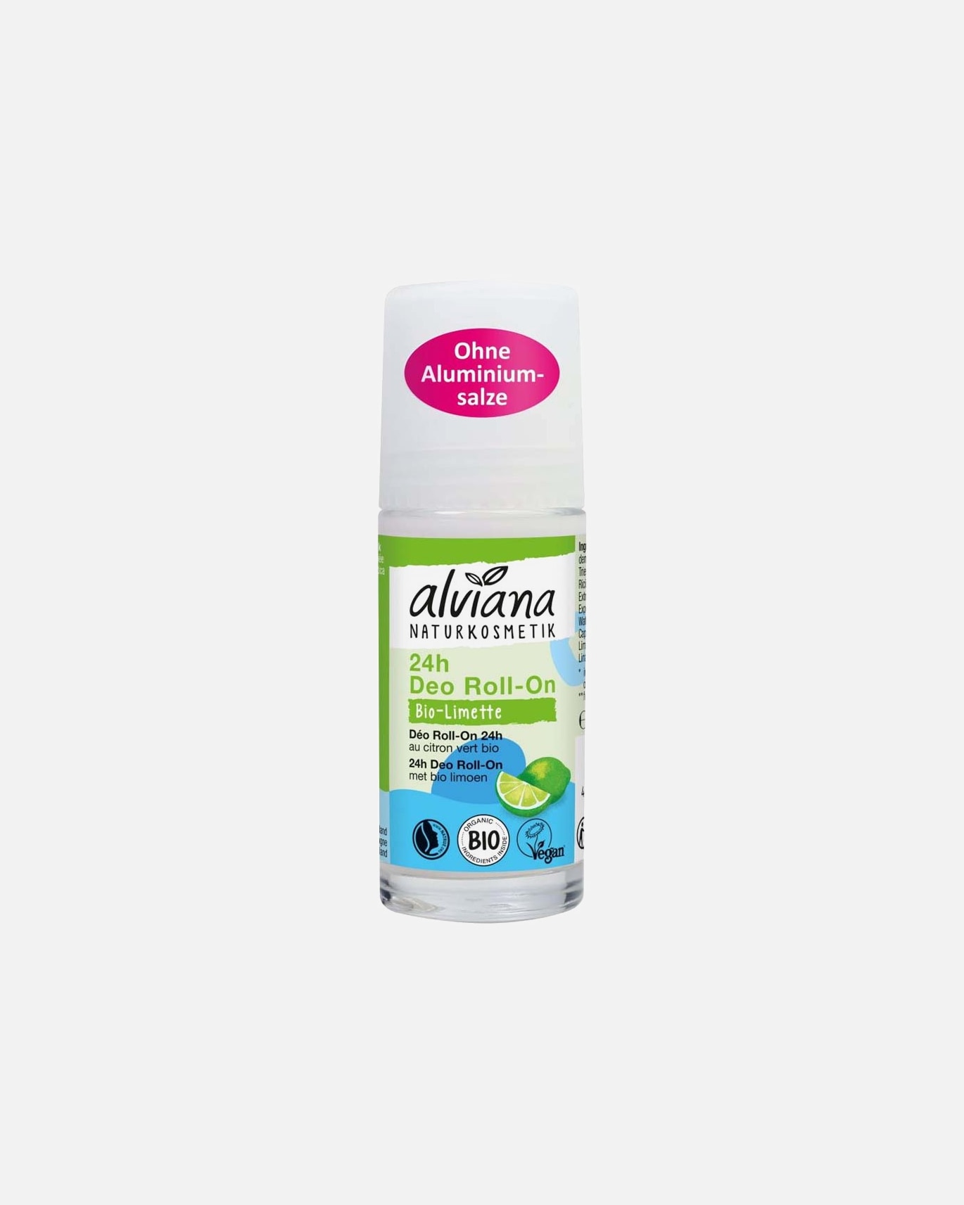 Deodorant für Unisex Alviana Default Brand Line 24h Deo Roll-On Limette 50 ml