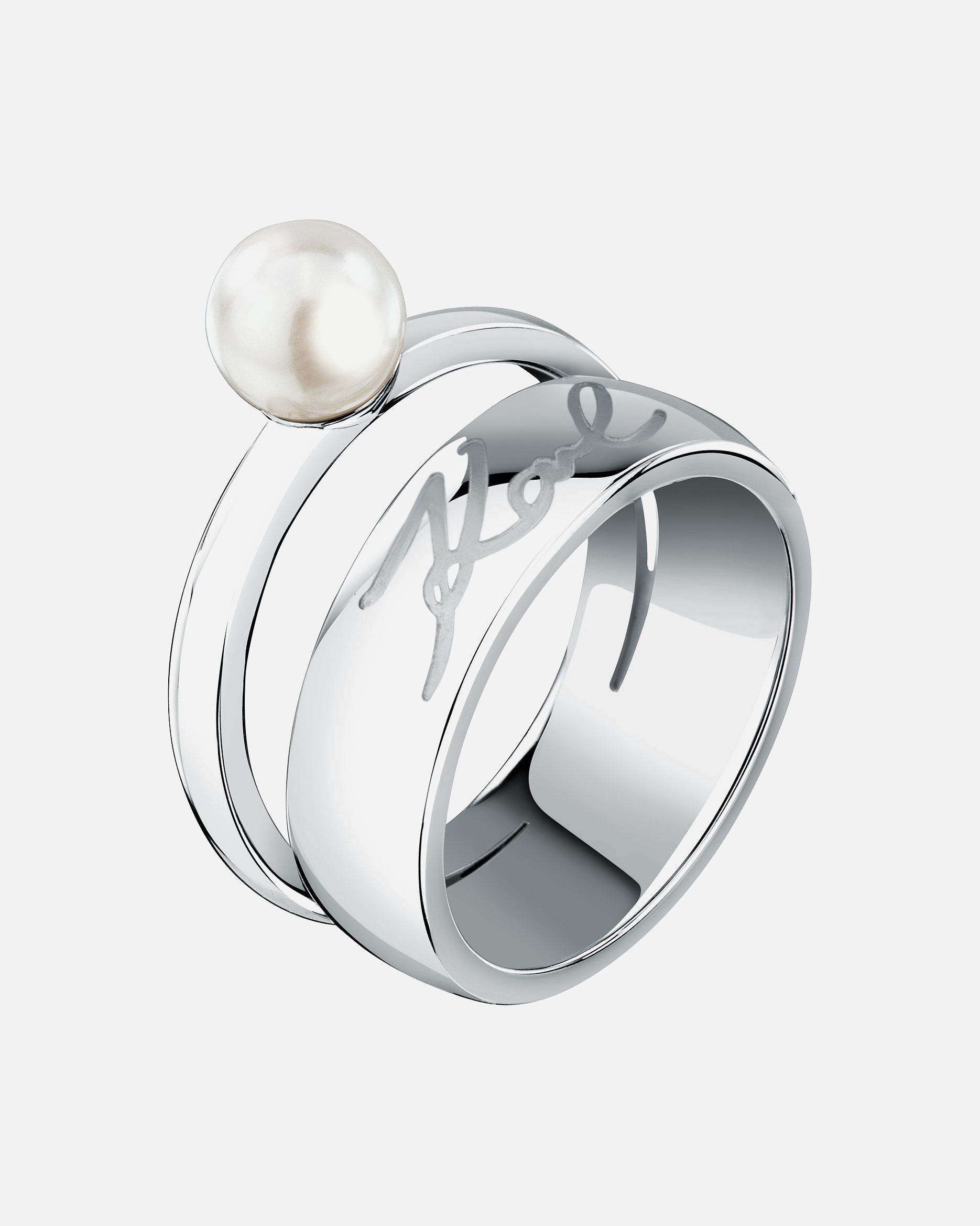 Ring für Weiblich Karl Lagerfeld Damenring Edelstahl 52