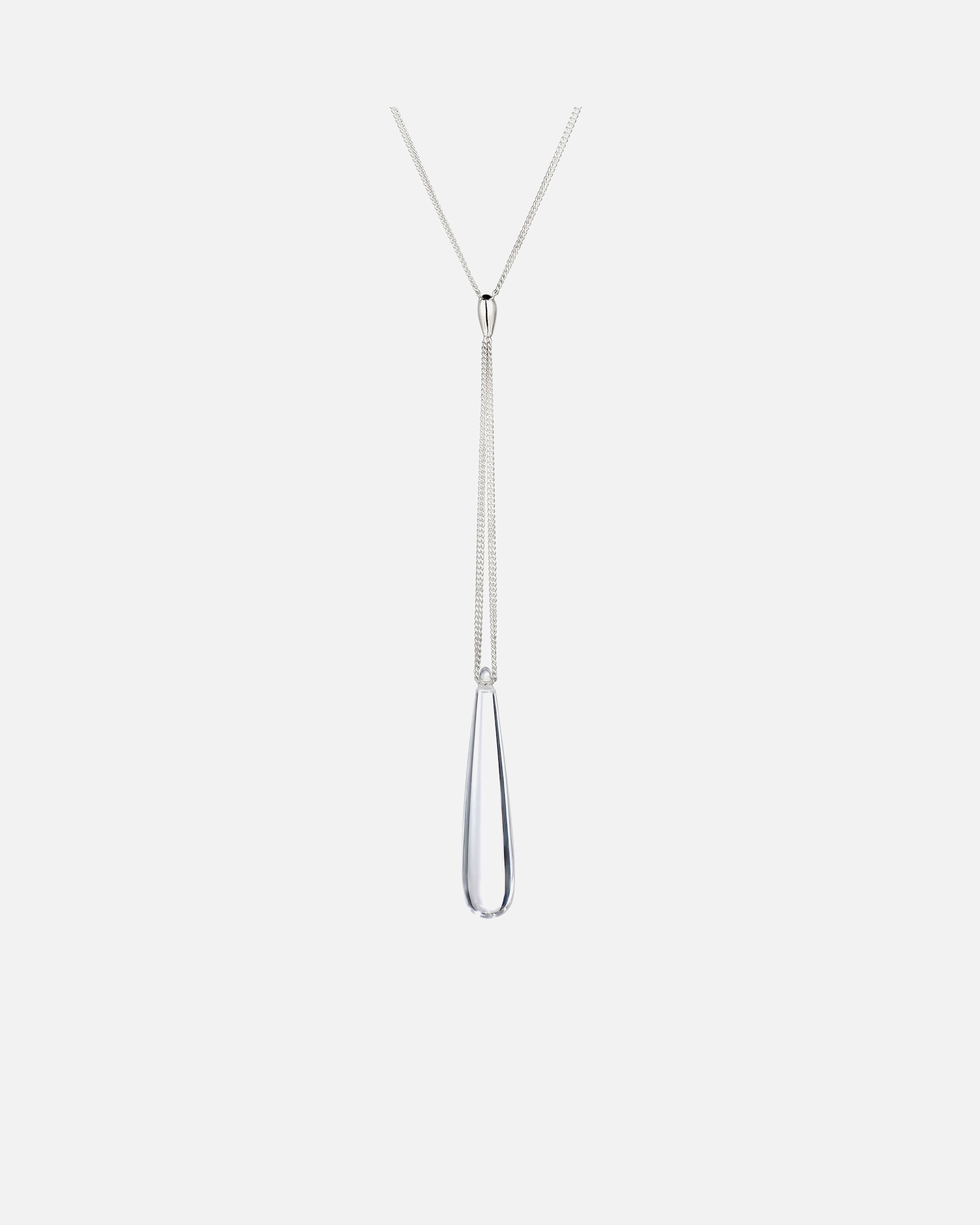 Halskette für Weiblich Elli Y Rock Crystal Tropfen 925 Sterling Silber 60