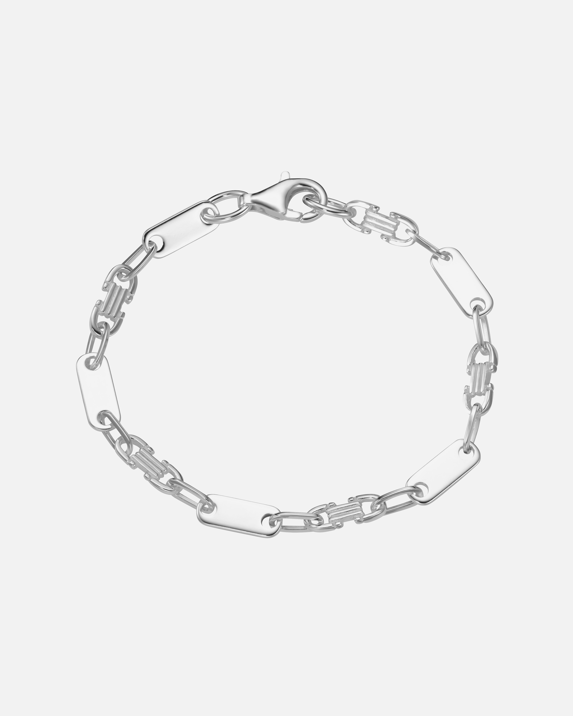Armband für Unisex Smart Jewel Armband Fantasiekette, massiv, Silber 925 21 cm