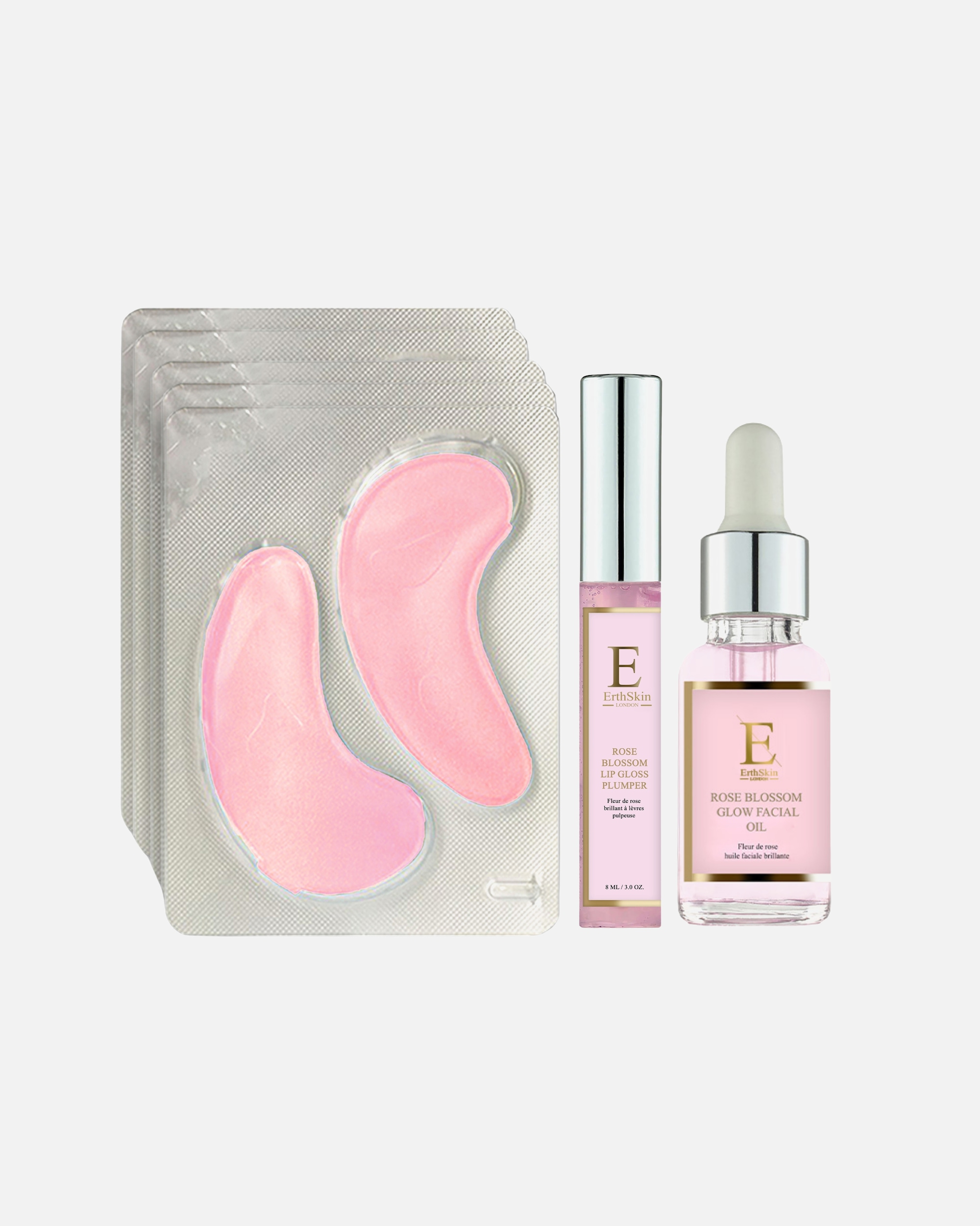 Gesichtspflegeset für Weiblich ErthSkin London Rose Glow Radiance Trio 1 Stück