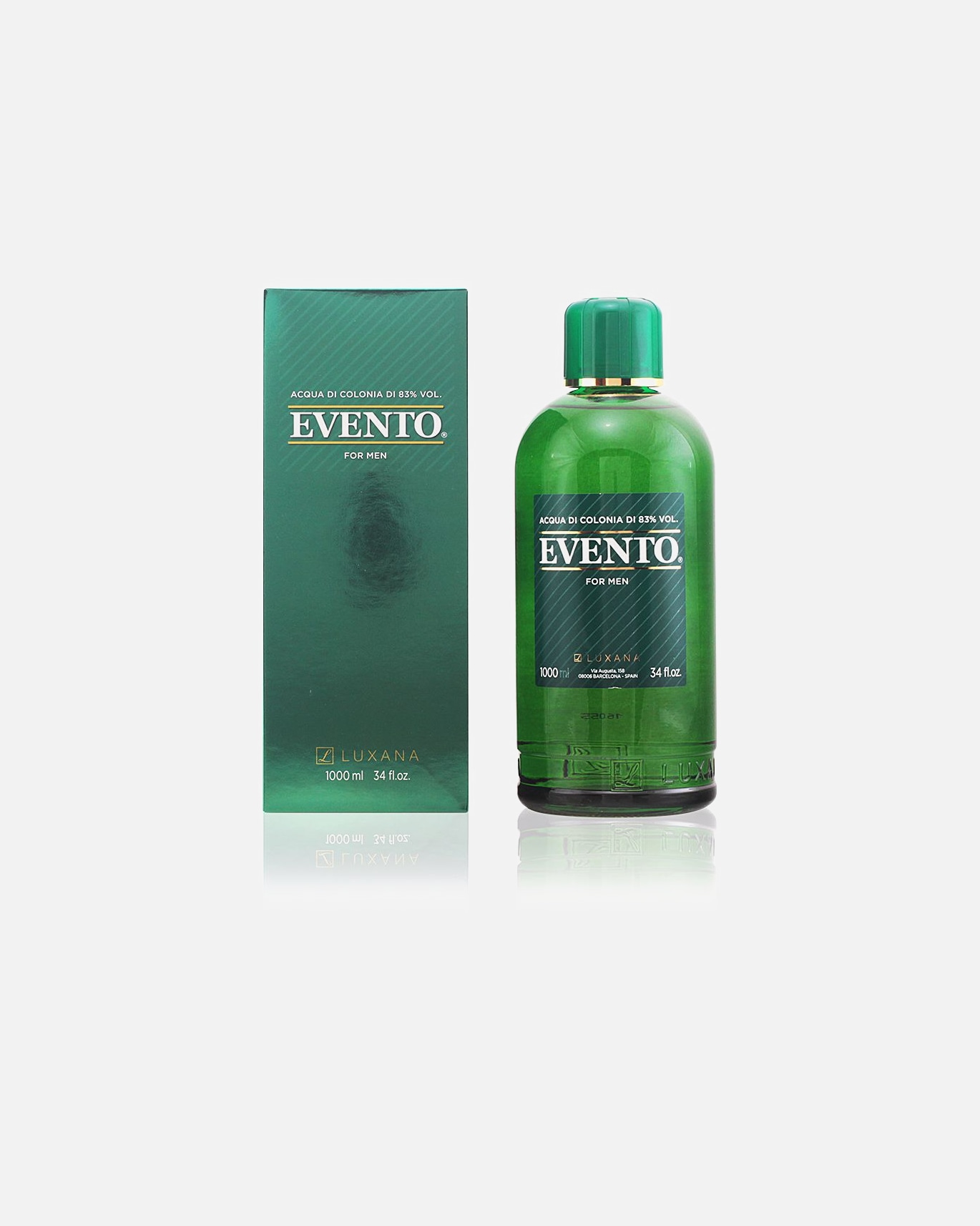 Eau de Toilette für Männlich Luxana EVENTO ACQUA DI COLONIA 1000 ml