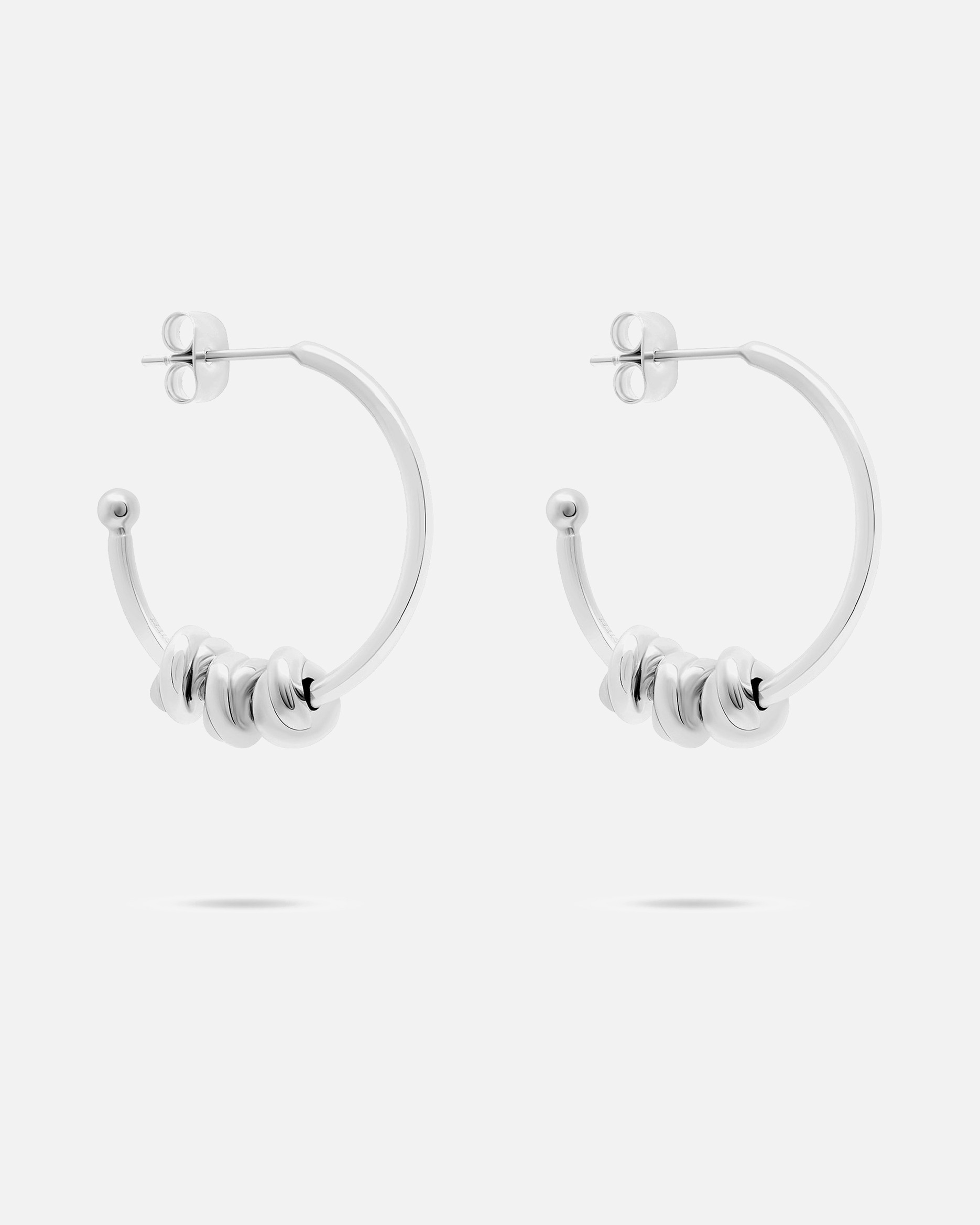 Ohrringe für Weiblich s.Oliver Creolen Edelstahl silber