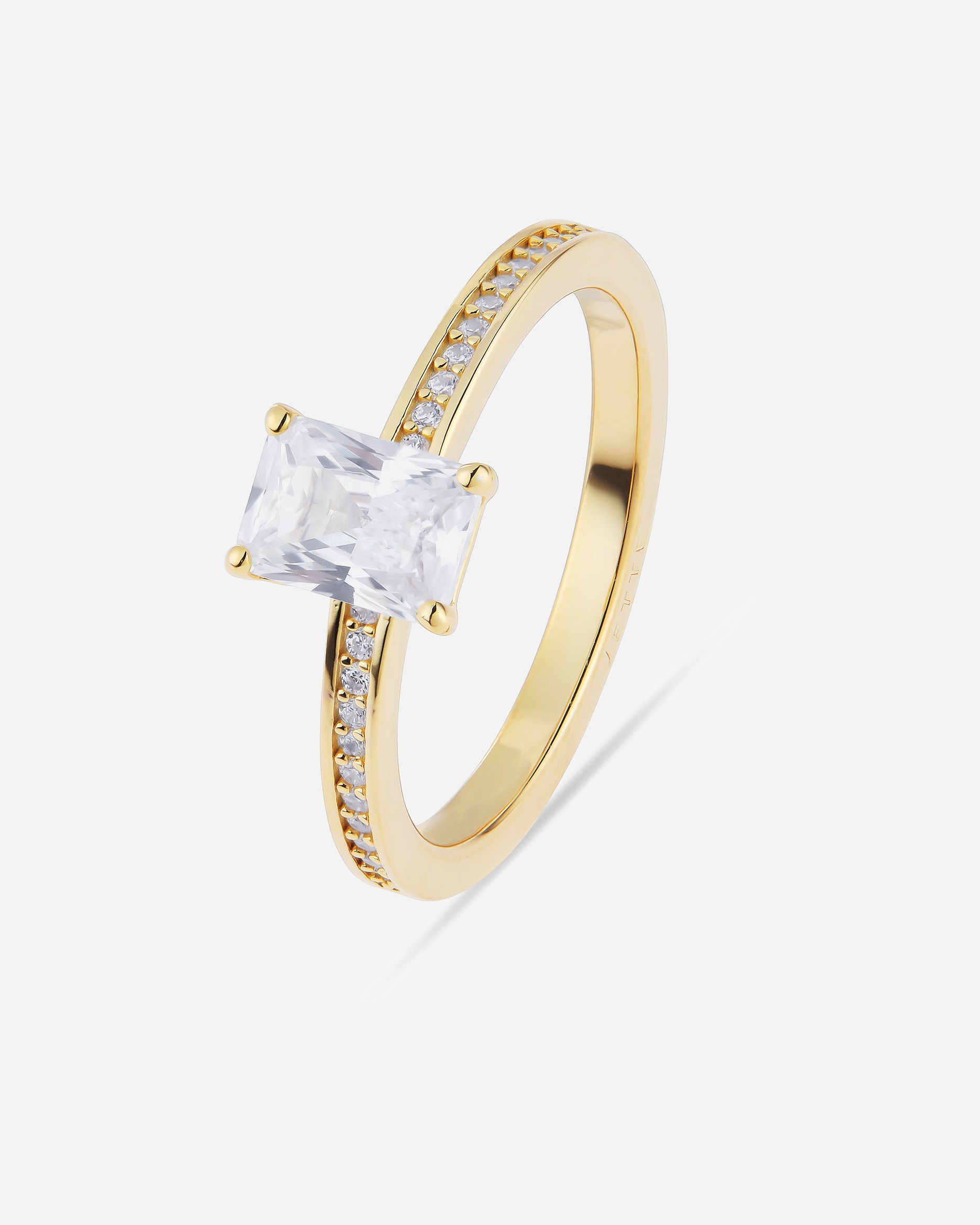 Ring für Weiblich Jette Damenring 925er Silber, recycelt 53