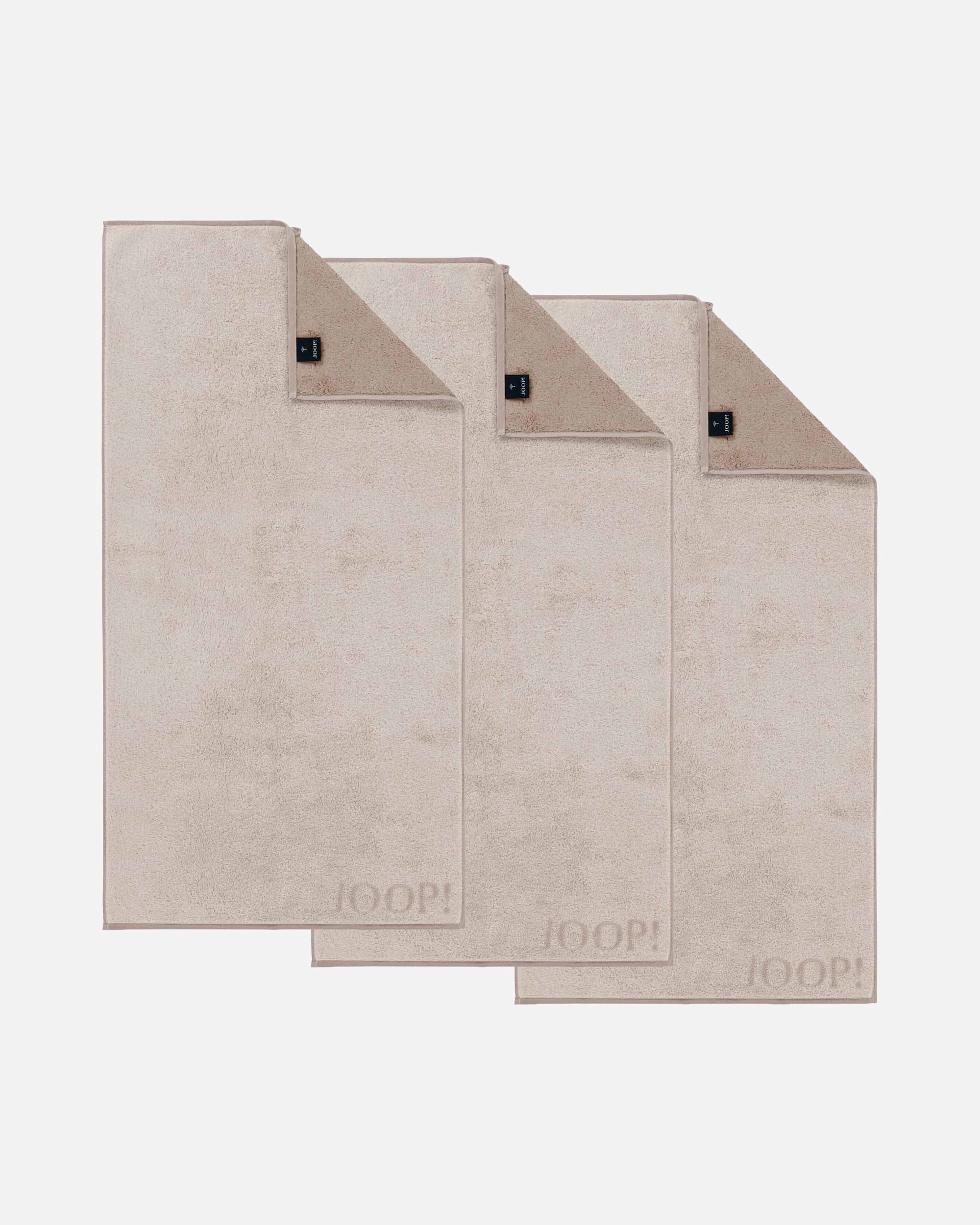 Handtuch für Unisex JOOP! Handtuch 3er Pack 'J! Joop! Contour' Creme