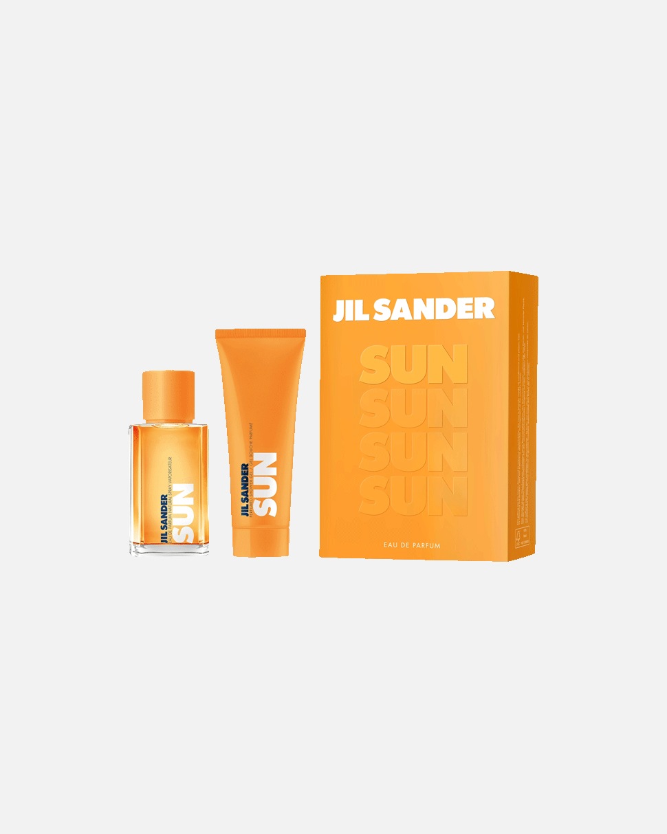 Duftset für Weiblich Jil Sander Sun Set~3999 E.d.P. Nat. Spray 75 ml + Shower Gel 75 ml 2 pieces