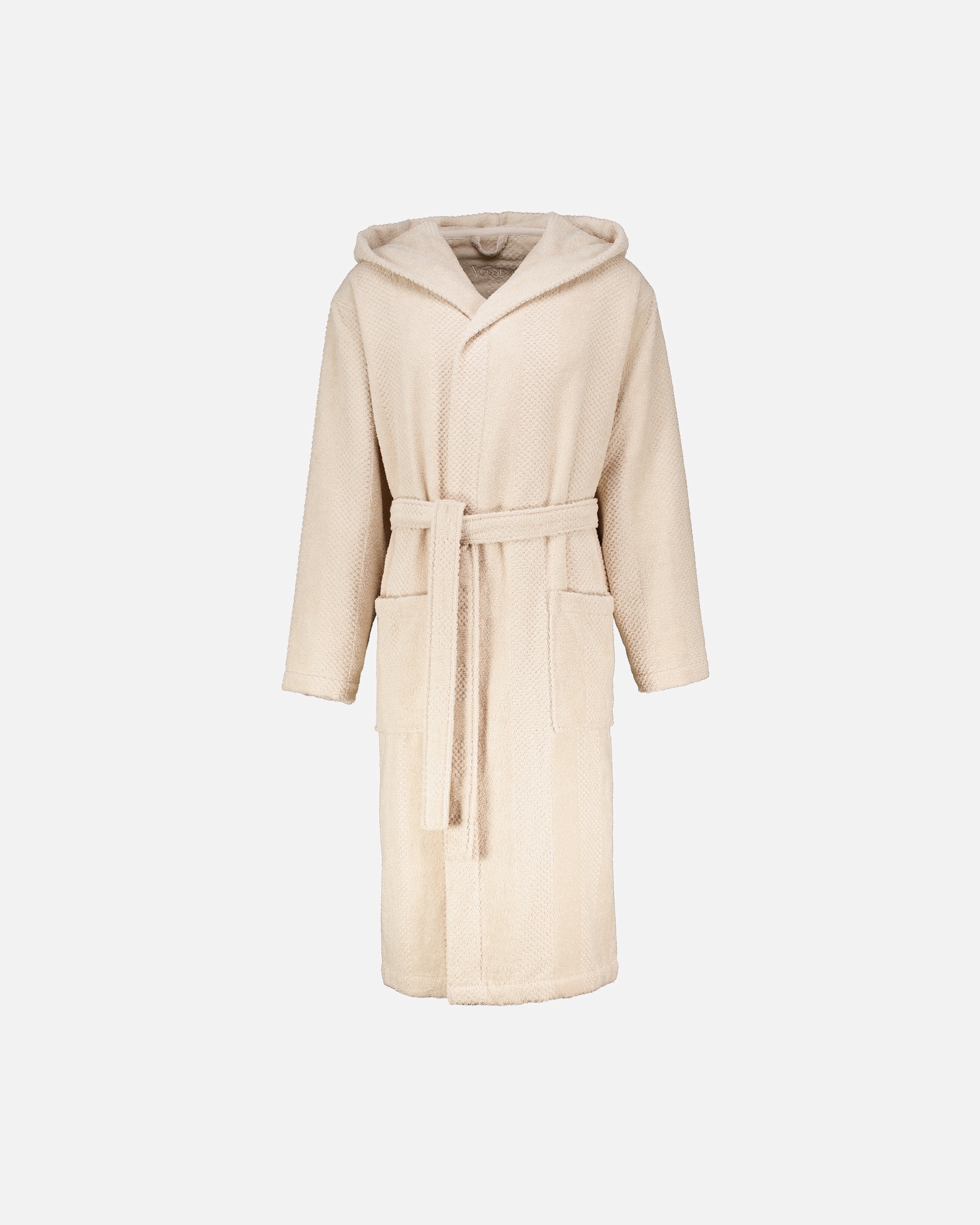 Bademantel für Unisex Vossen Vossen Bademäntel Unisex Kapuze Balance Samu sand - 6040 XS