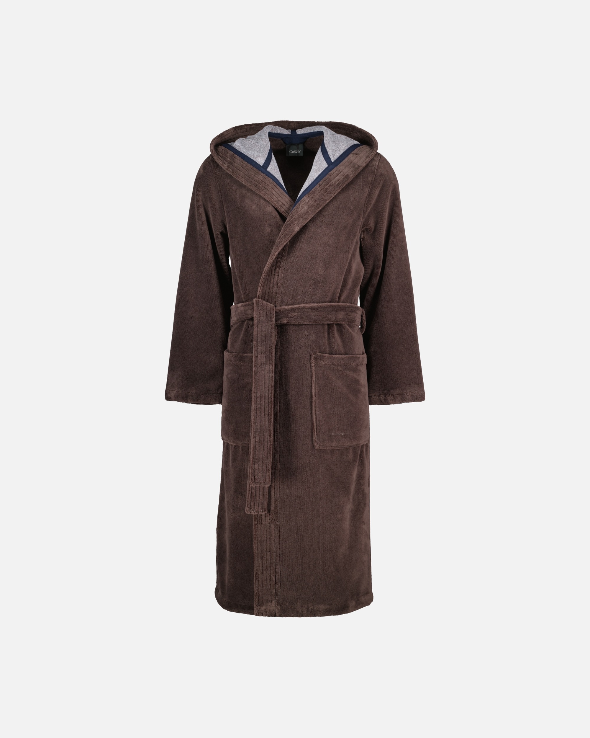 Bademantel für Unisex Cawö Cawö Bademäntel Herren Kapuze Doubleface 831 mokka - 31 M
