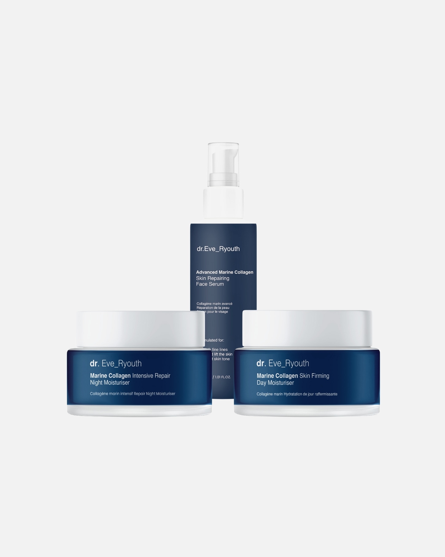 Gesichtspflegeset für Weiblich Dr. Eve_Ryouth Marine Serum trio 1 Stück