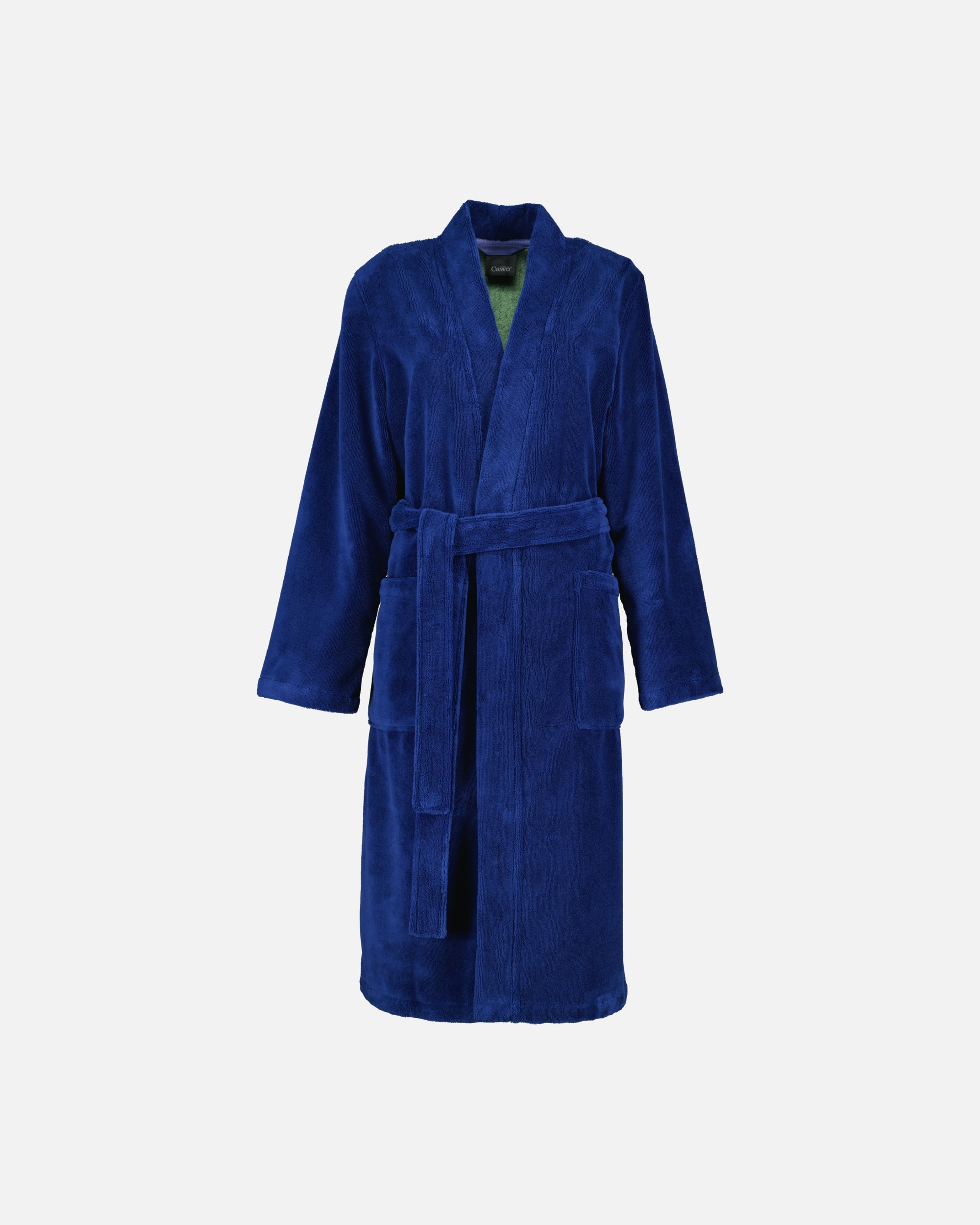 Bademantel für Unisex Cawö Cawö Bademäntel Damen Kimono Kimono 844 blau-grün - 14 L