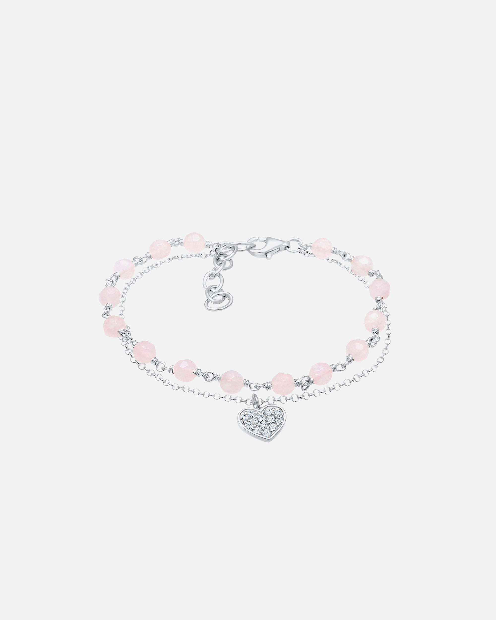 Armband für Weiblich Elli Herz Kugel 925 Silber, mit Kristallen von Swarovski® 1 Stück