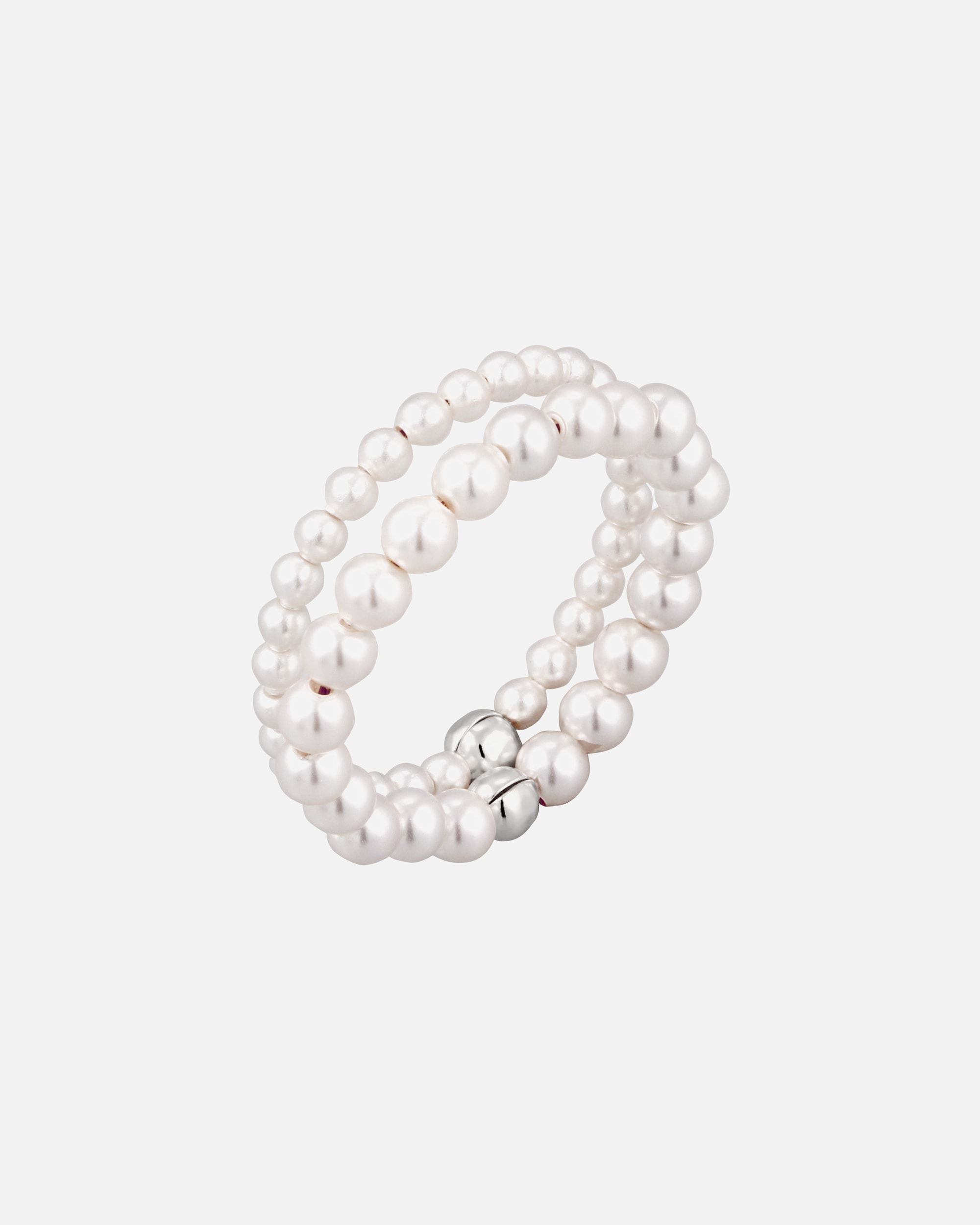 Ring für Weiblich Elli Set mit Perlen von Swarovski® 925 Sterling Silber 54