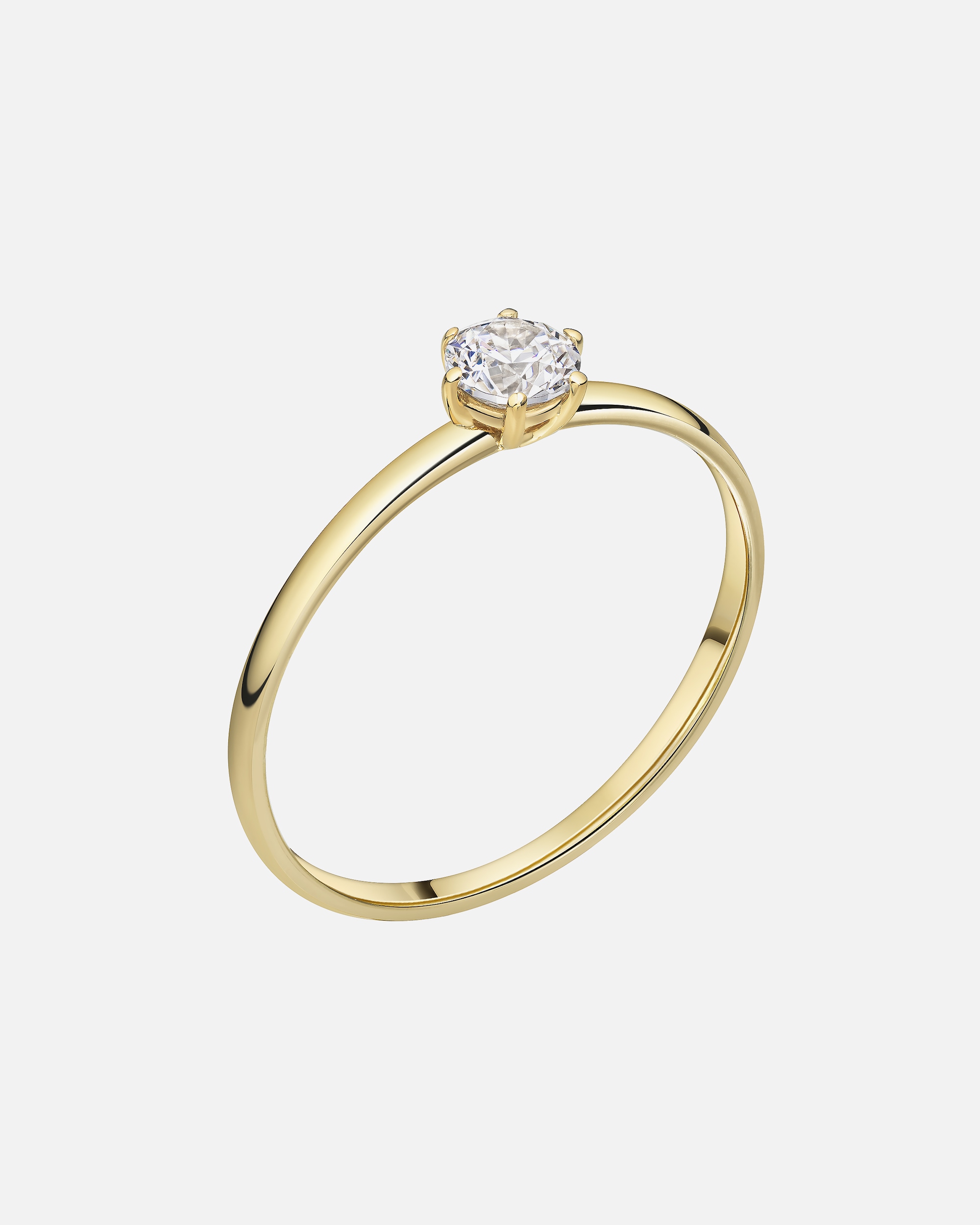 Ring für Weiblich Celesta Ring 375/- Gold Zirkonia weiß 056 (17,8)
