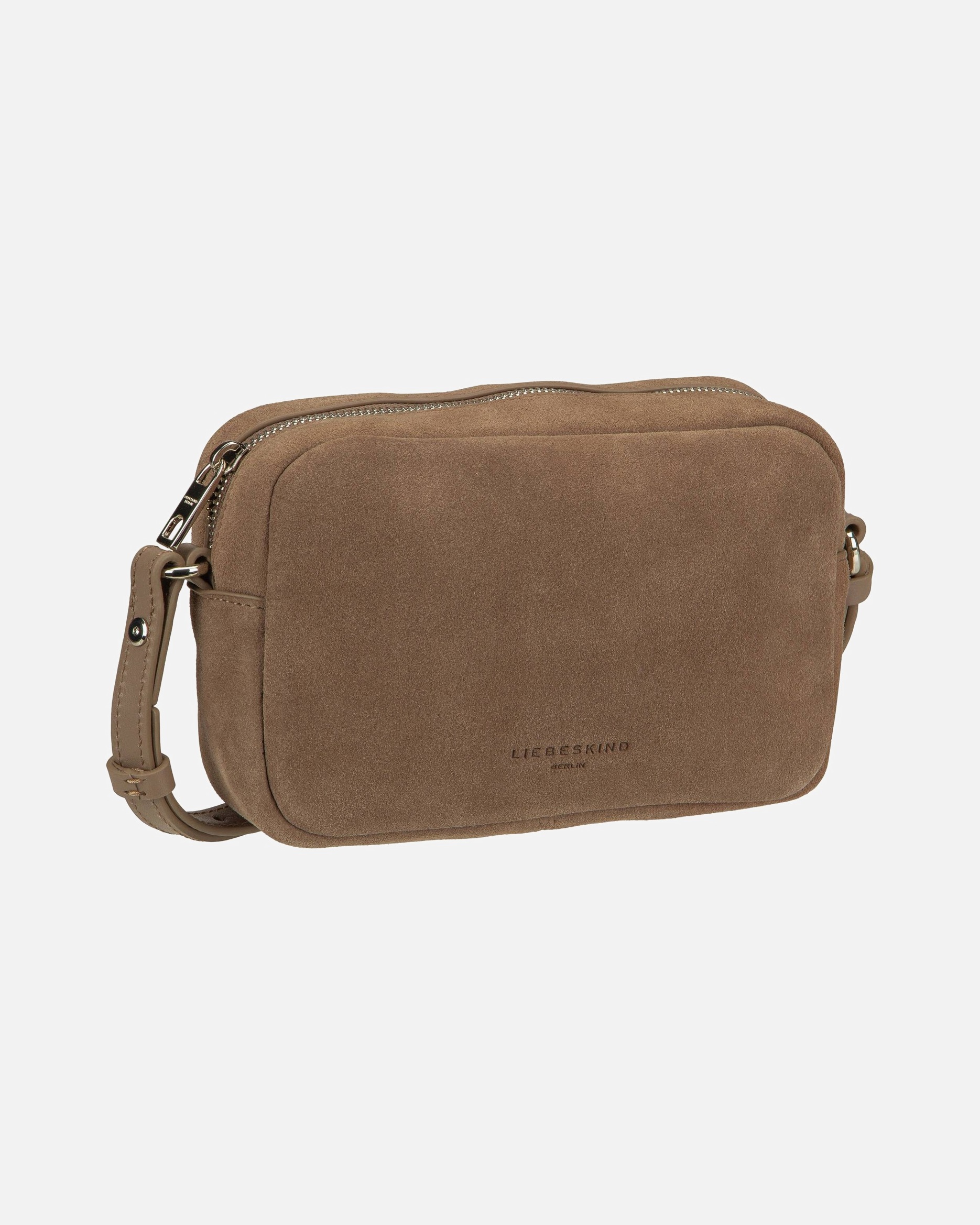 Rucksack für Weiblich Liebeskind Bodybag Ella Camera S Suede Neutral Gray