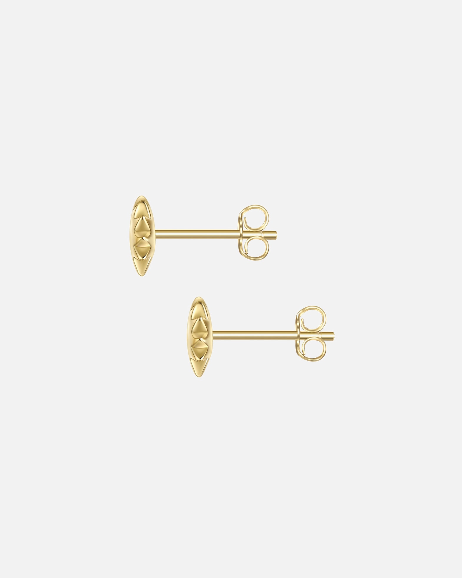 Ohrringe für Weiblich Glanzstücke München Ohrstecker Sonne aus Sterling Silber in gelbgold 6,8 mm