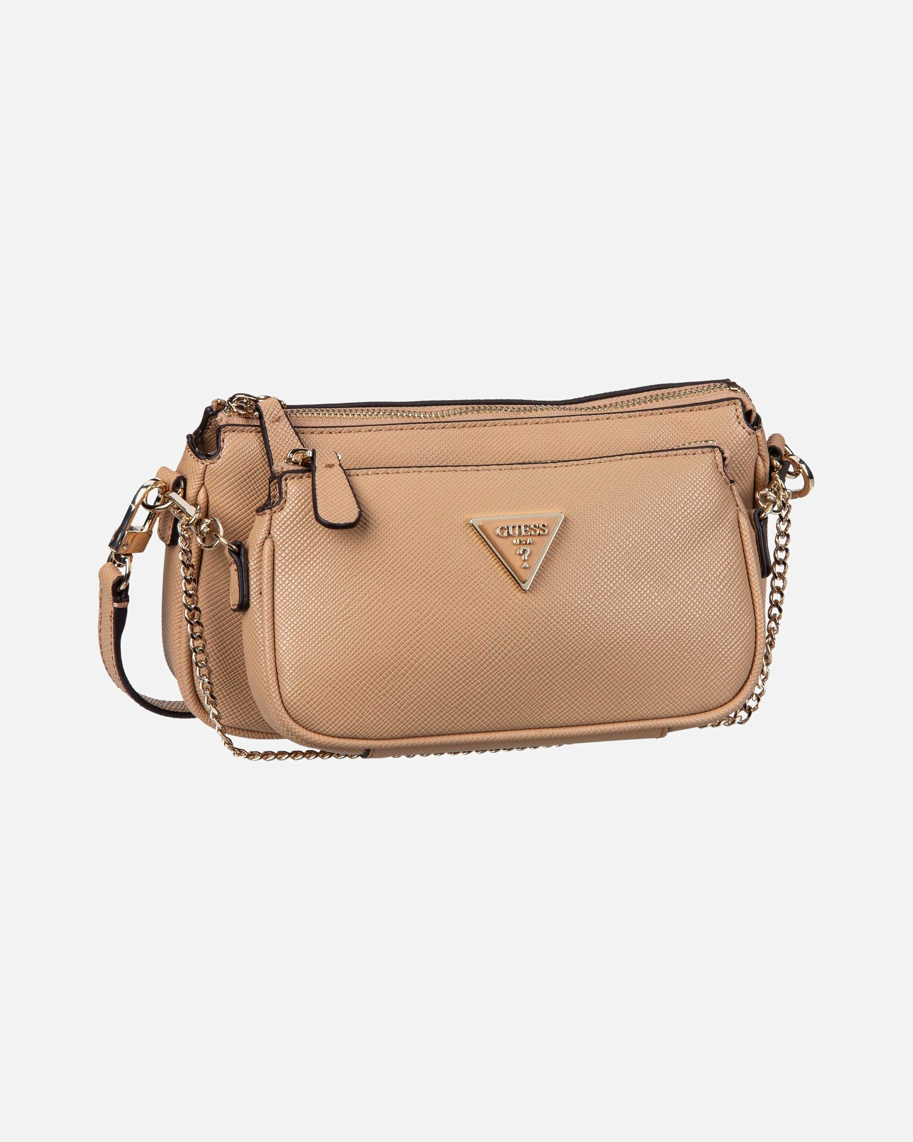 Umhängetasche für Weiblich Umhängetasche Noelle Double Pouch ZG Beige