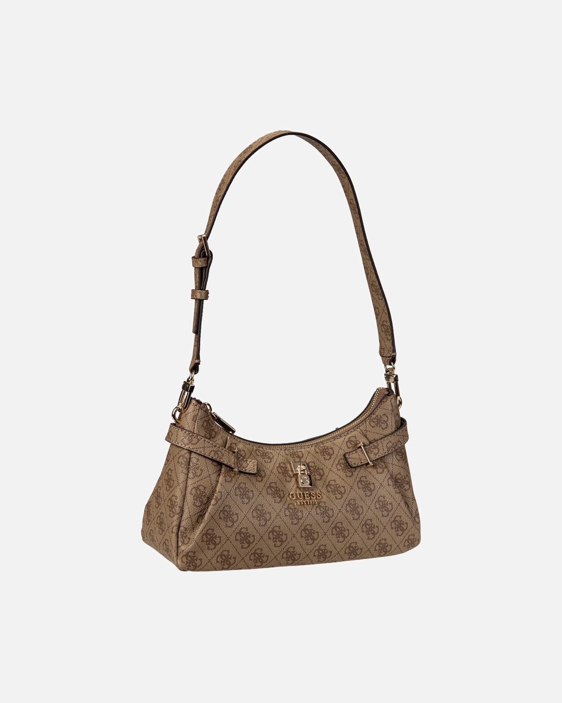 Handtasche für Weiblich GUESS Handtasche Yesba Shoulder Bag latte logo