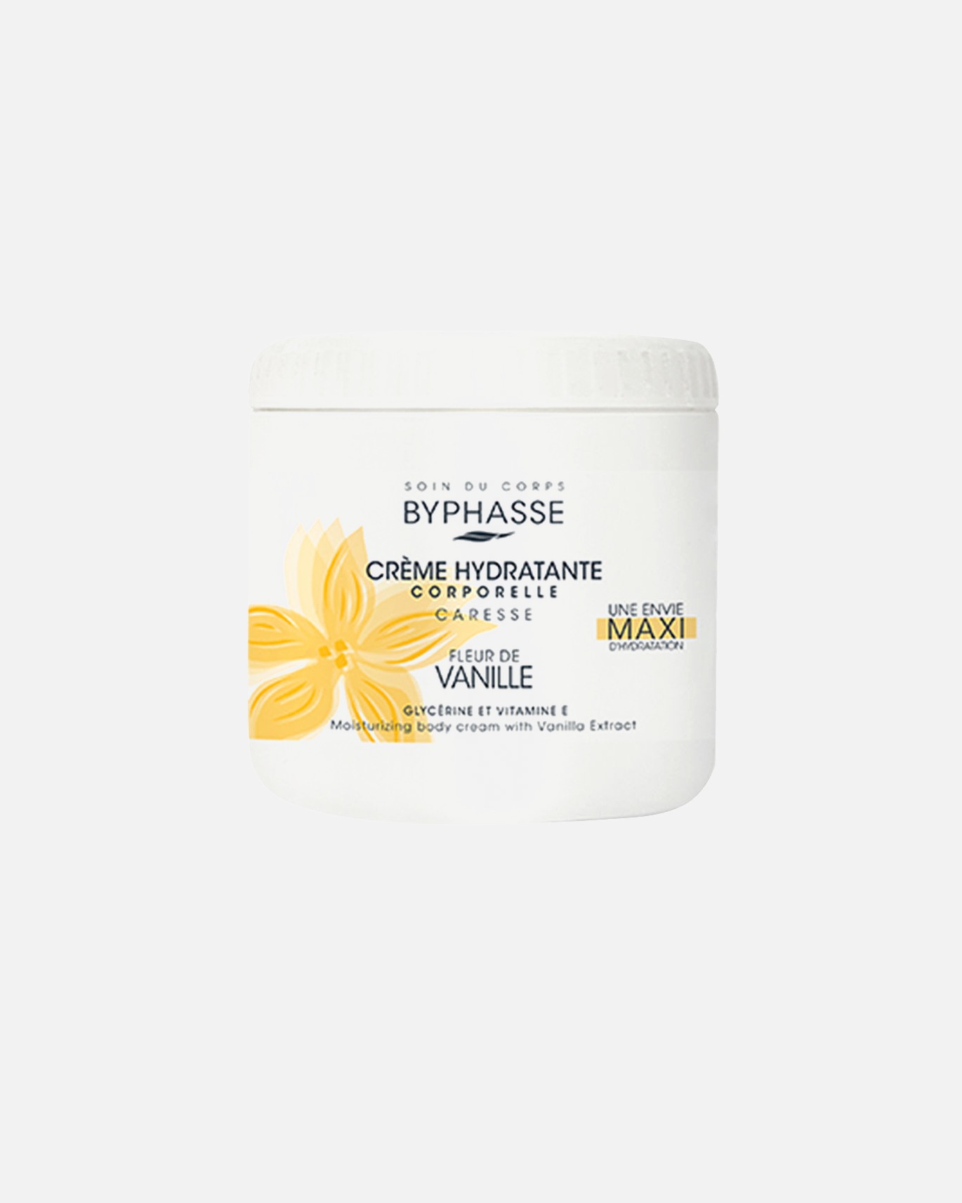 Bodylotion für Unisex Byphasse #Vanille-Körperfeuchtigkeitscreme Vanille