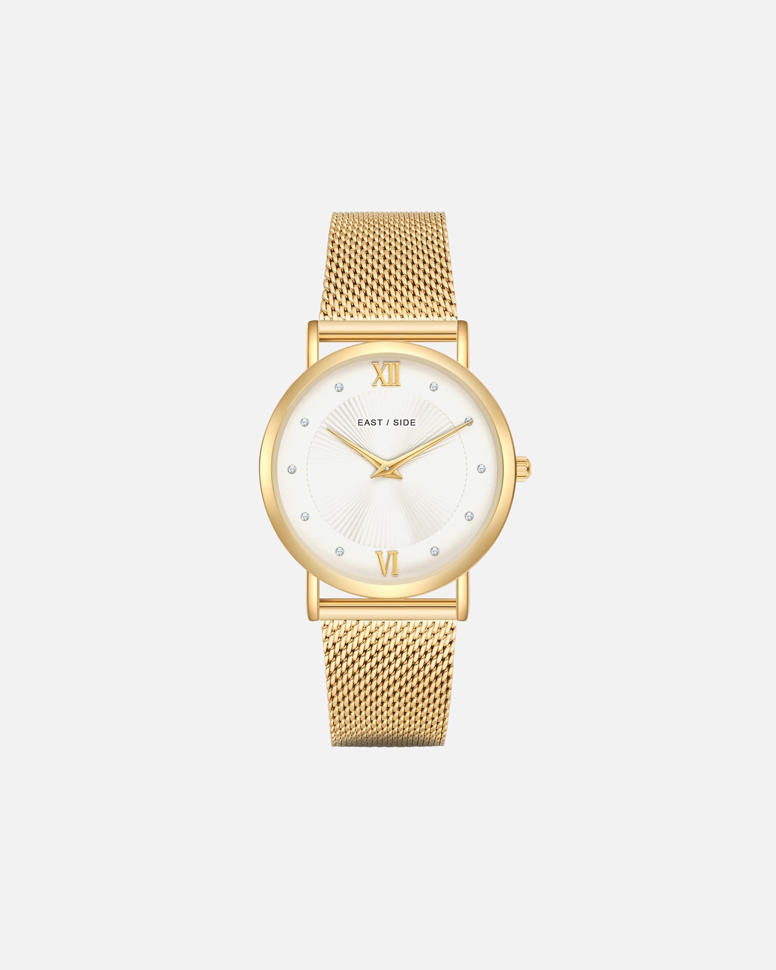 Uhr für Weiblich EASTSIDE Uhr aus Edelstahl in Gelbgold 33,0 mm