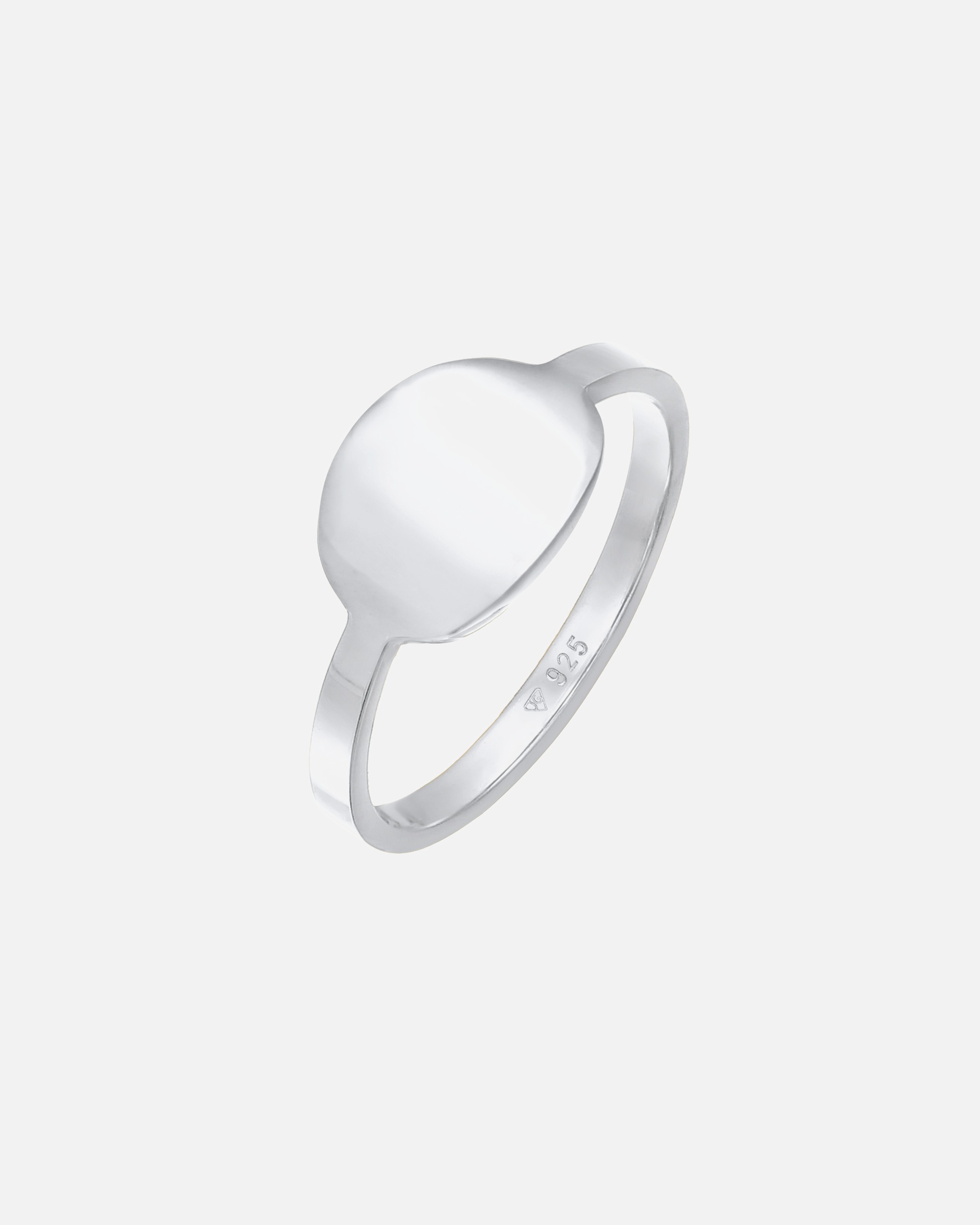 Ring für Weiblich Elli Siegelring Basic Trend Geo 925 Silber 54