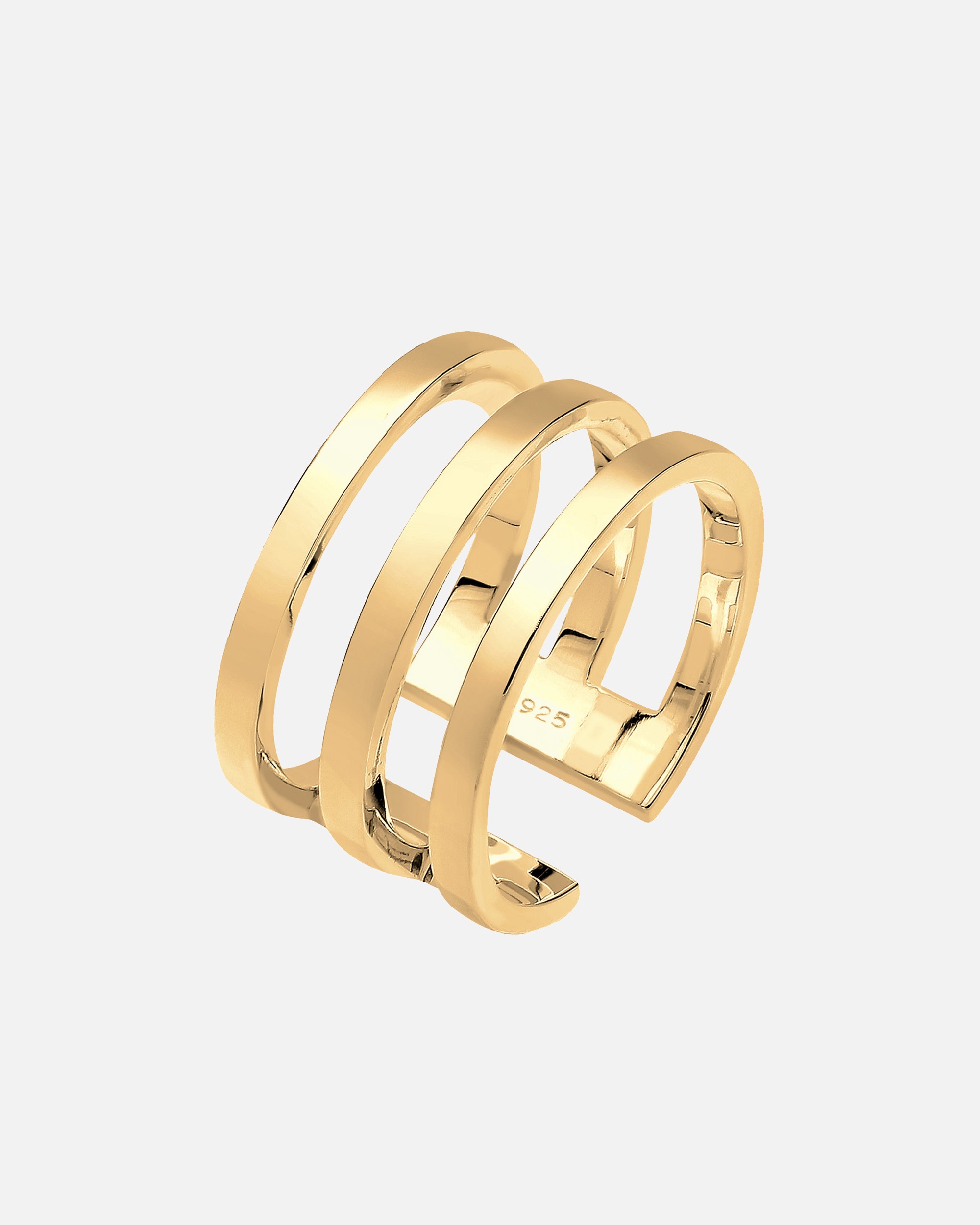 Ring für Weiblich Elli Blogger Must-Have Wickelring 925 Sterling Silber Gold