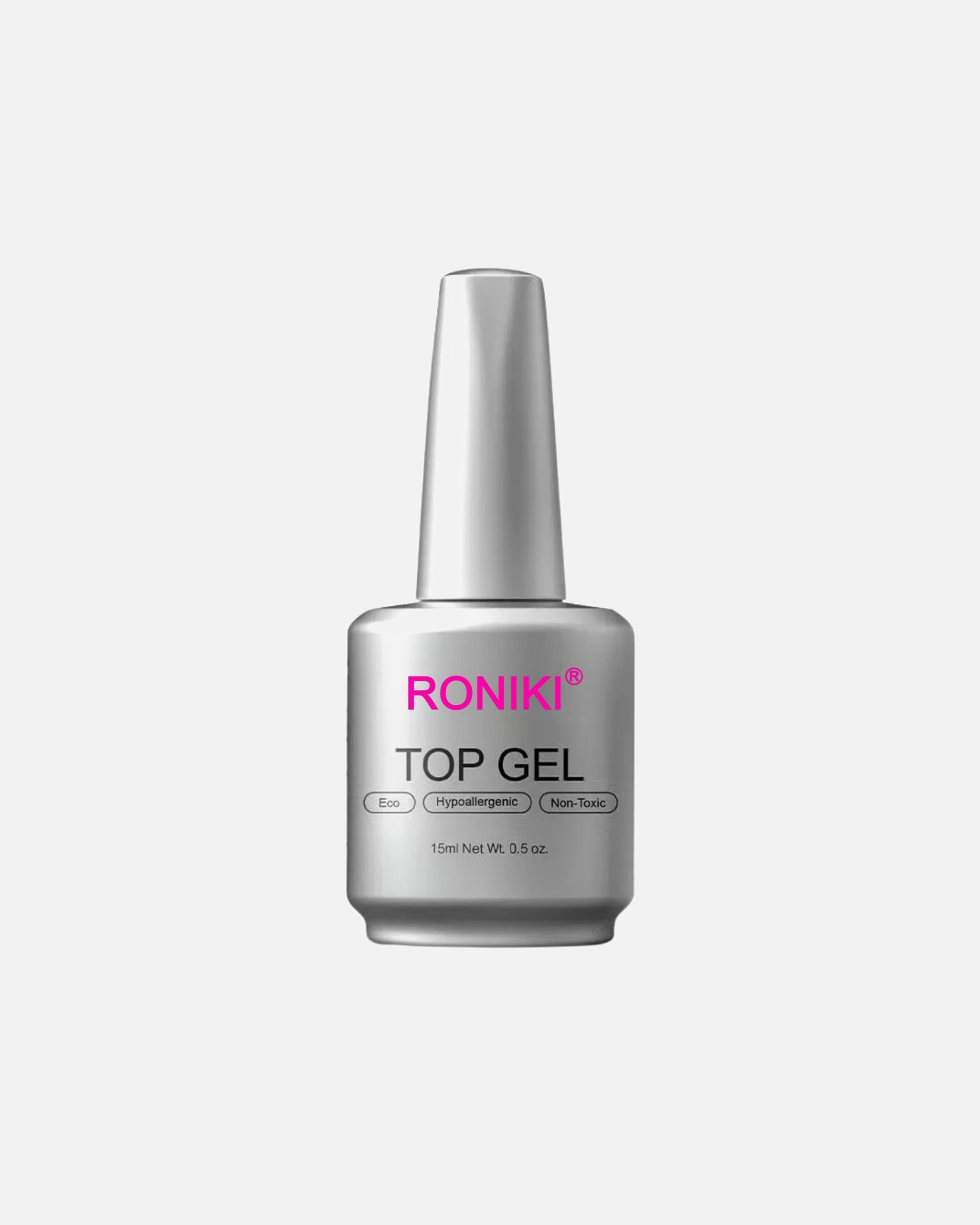 UV-Nagellack für Unisex UNIQ RONIKI Top Gel Coat 15 ml