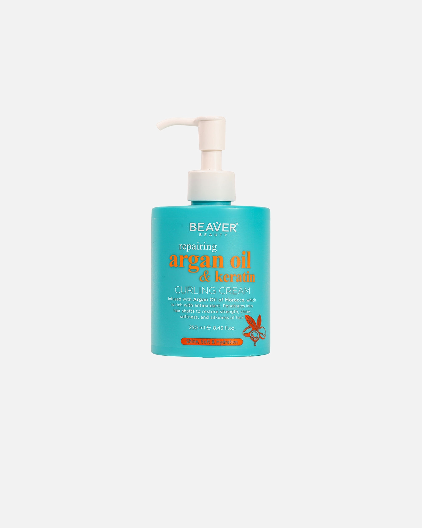 Haarstyling-Liquid für Unisex Beaver ARGANÖL & KERATIN Lockencreme 250 ml
