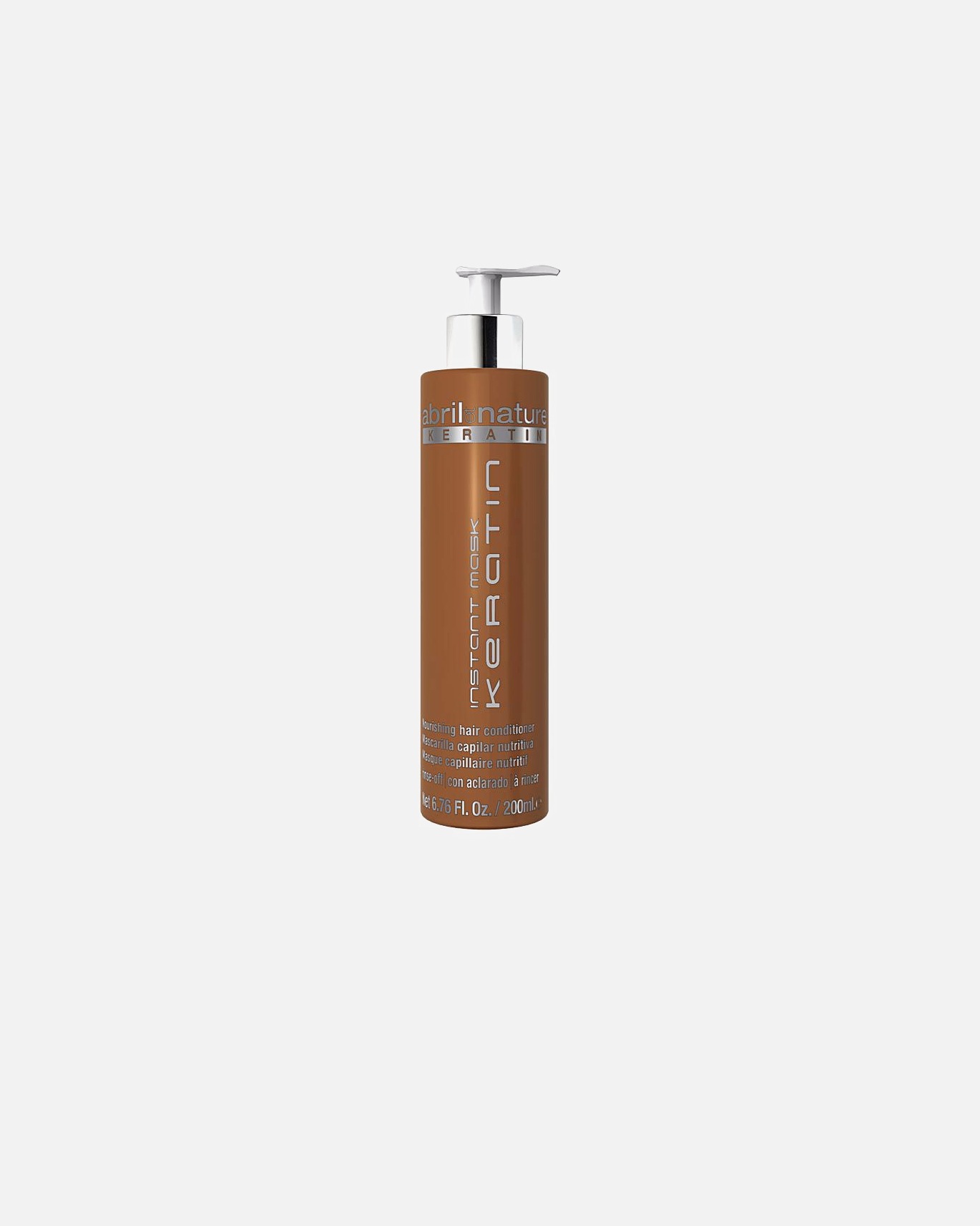 Haarmaske für Unisex Abril Et Nature KERATIN instant mask 200 ml